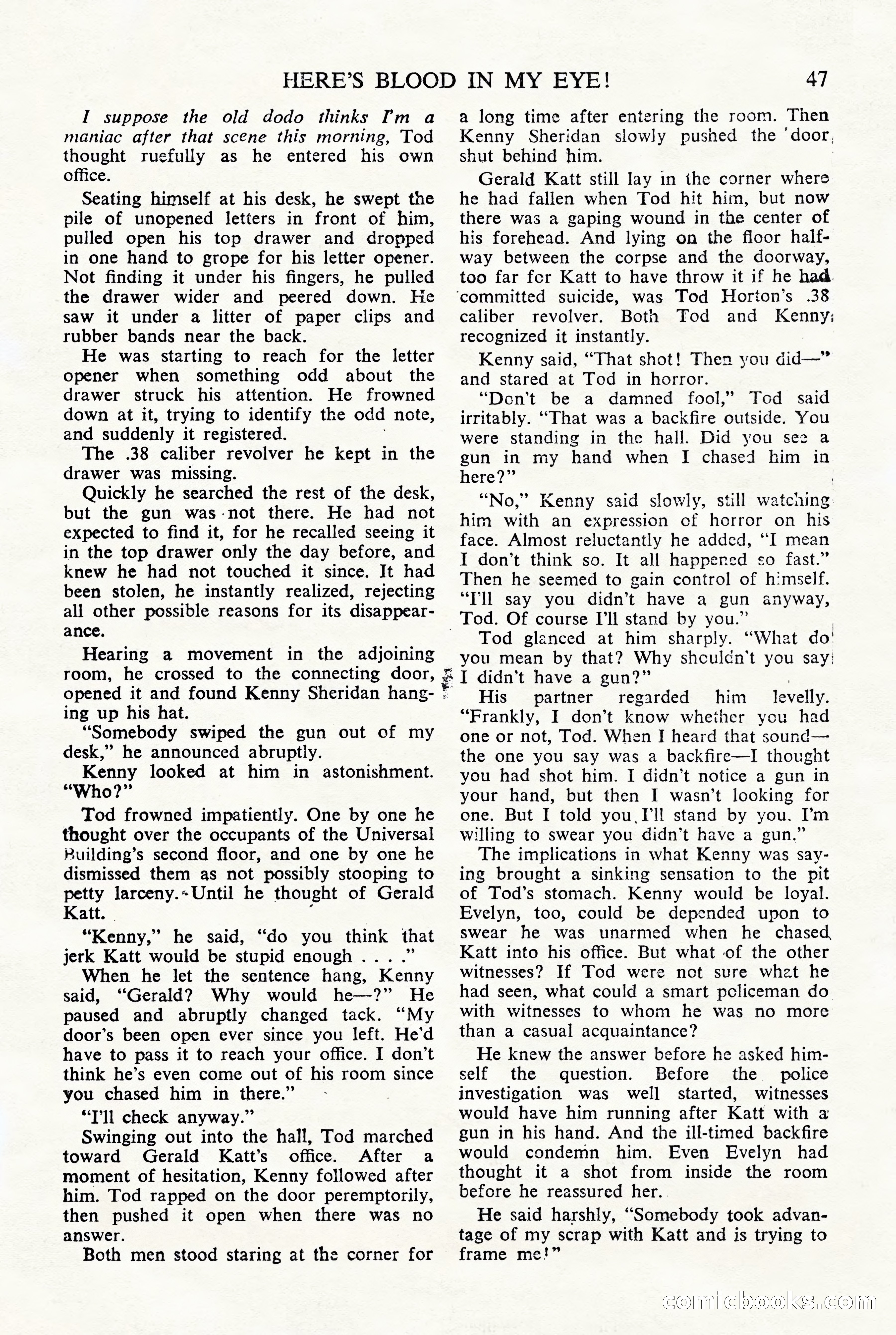 Black Mask Detective, November 1952 (British Edition) — page 49 of 68