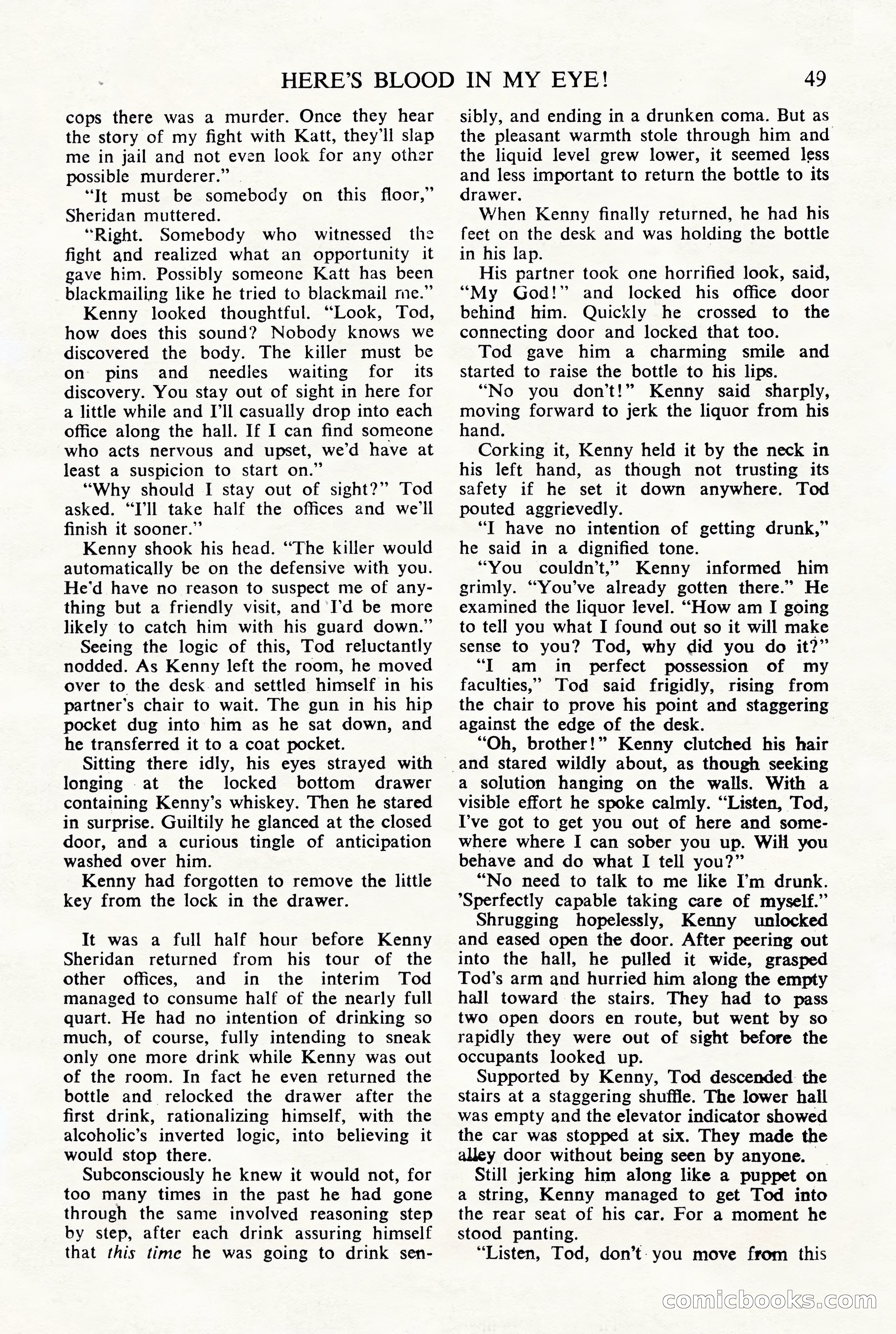Black Mask Detective, November 1952 (British Edition) — page 51 of 68