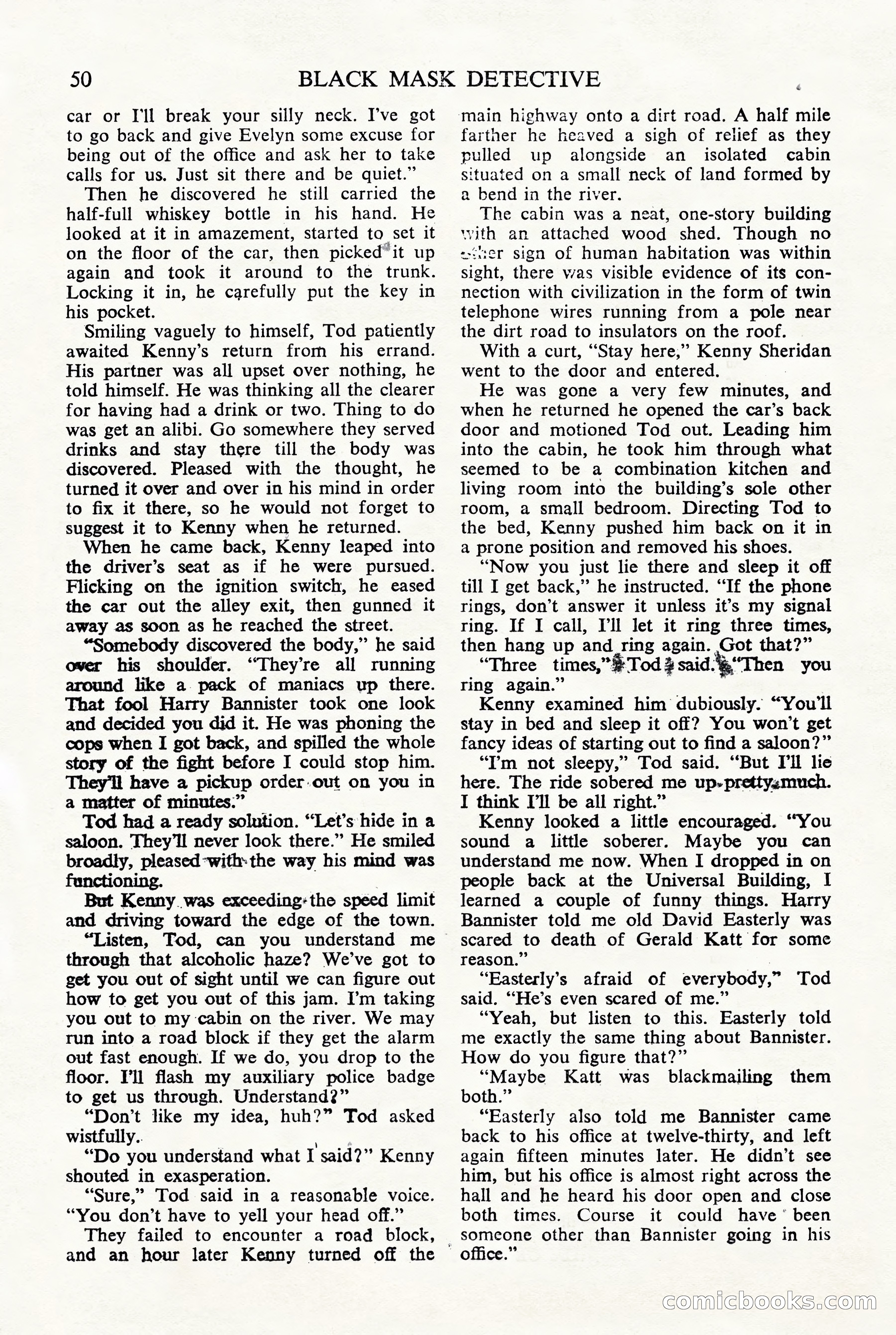Black Mask Detective, November 1952 (British Edition) — page 52 of 68