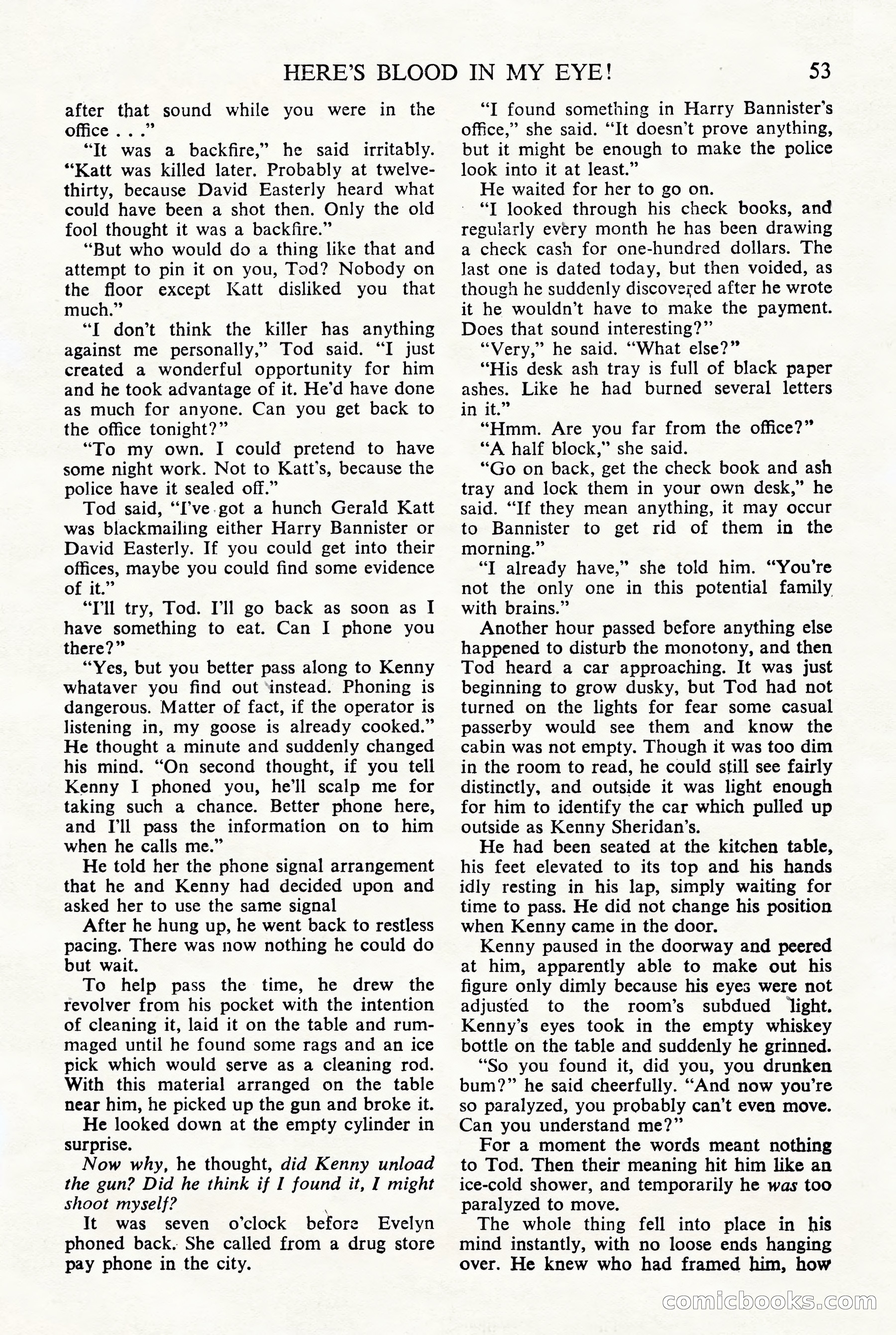 Black Mask Detective, November 1952 (British Edition) — page 55 of 68