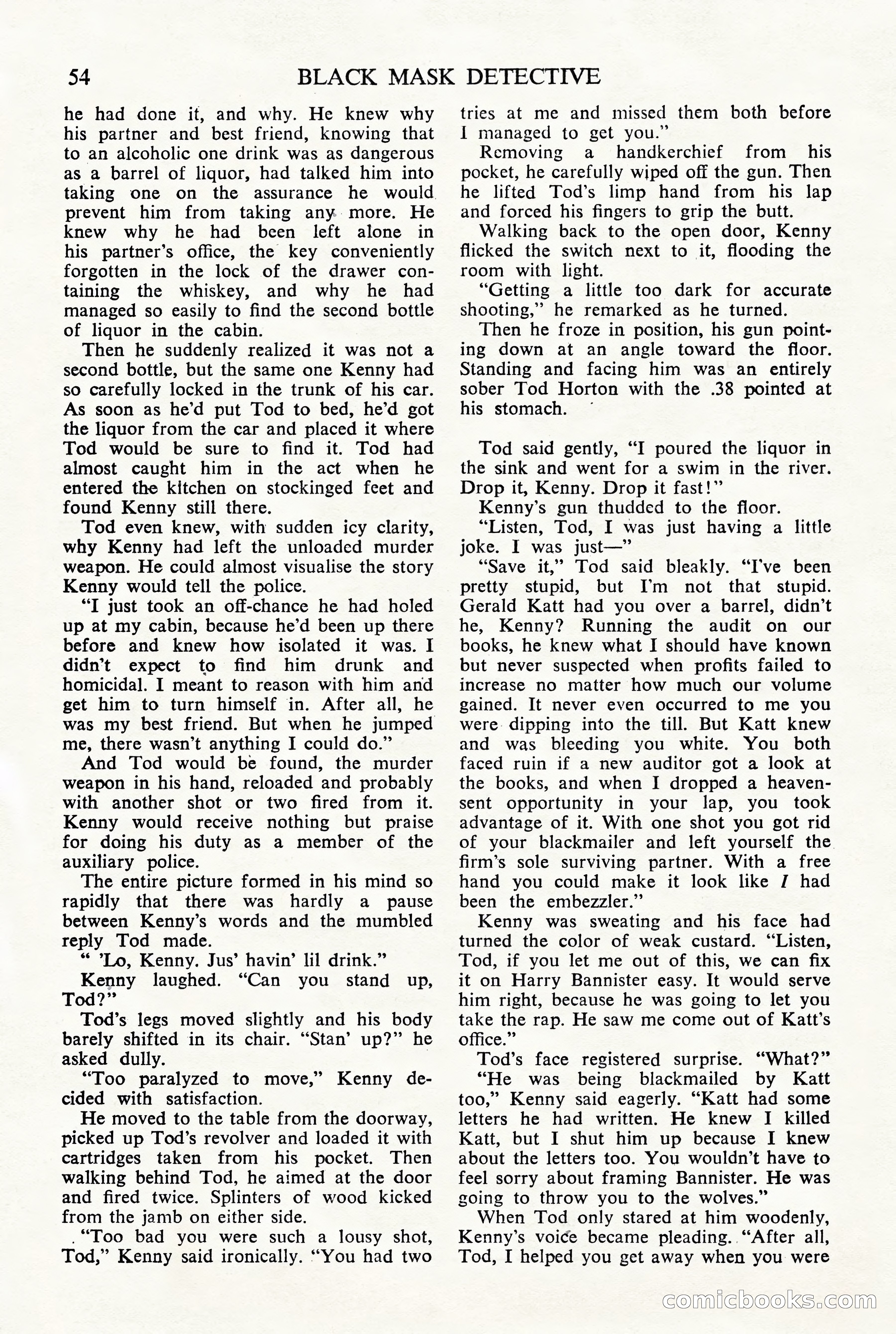 Black Mask Detective, November 1952 (British Edition) — page 56 of 68