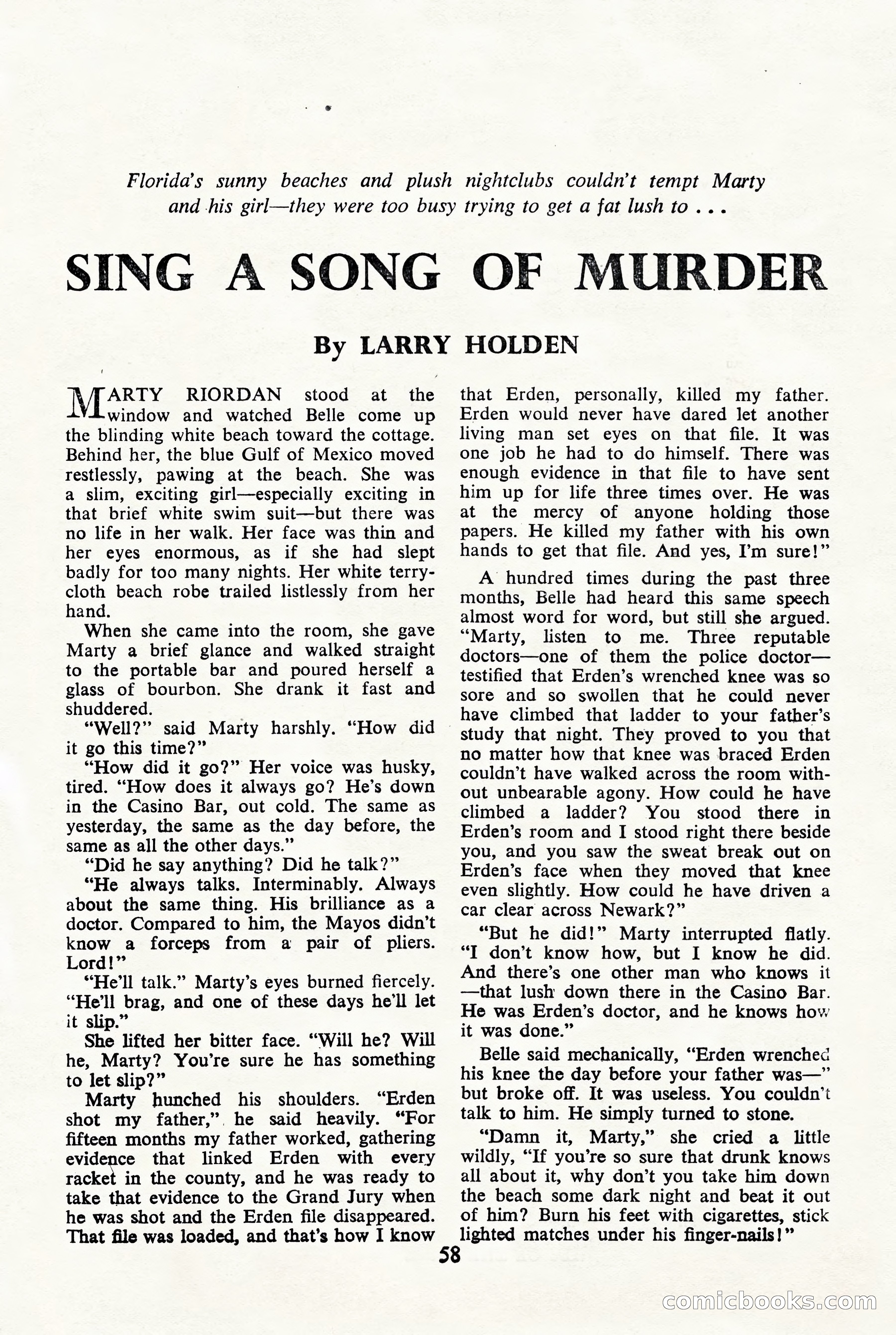 Black Mask Detective, November 1952 (British Edition) — page 60 of 68