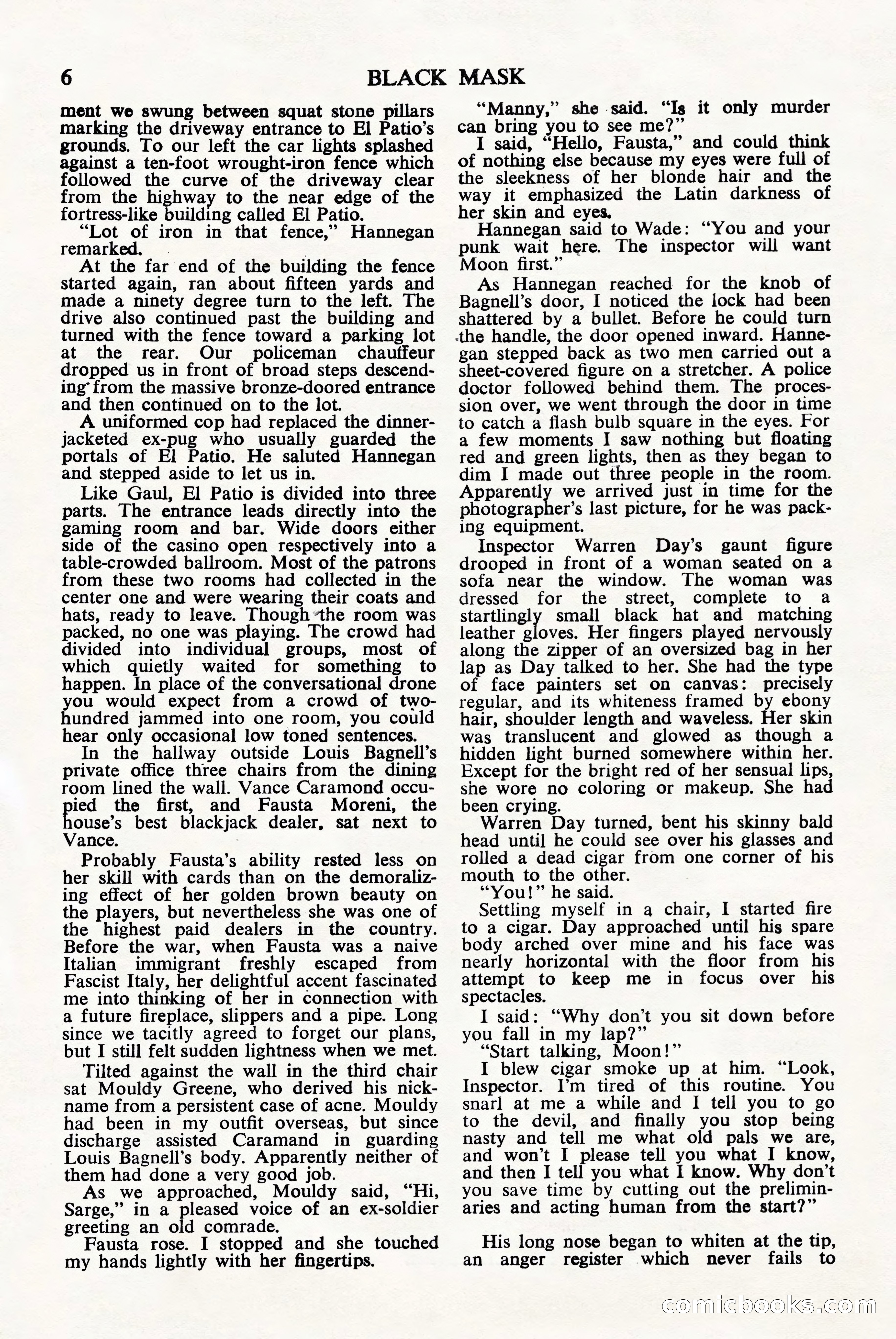 Black Mask (UK), June 1949 — page 8 of 68