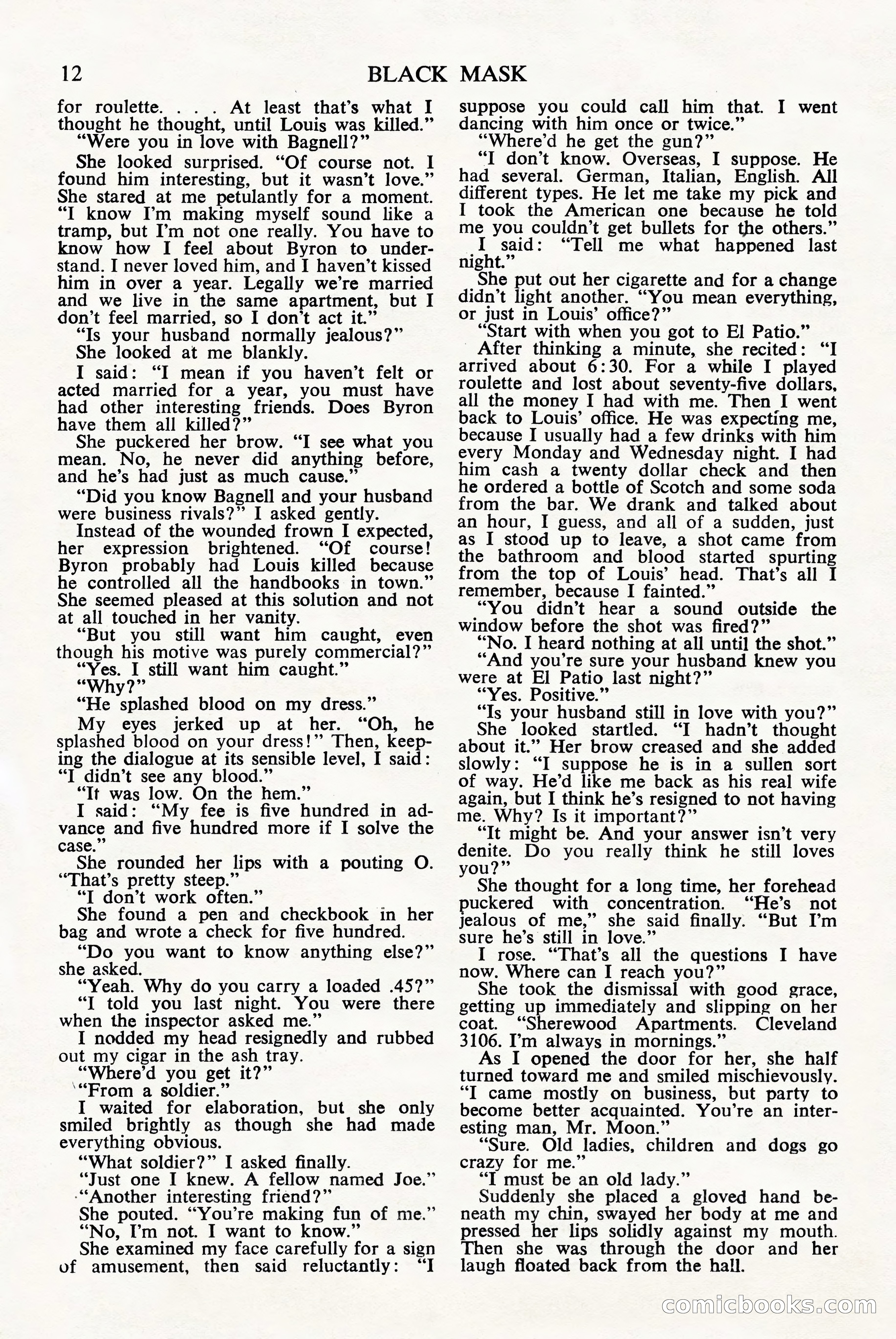 Black Mask (UK), June 1949 — page 14 of 68