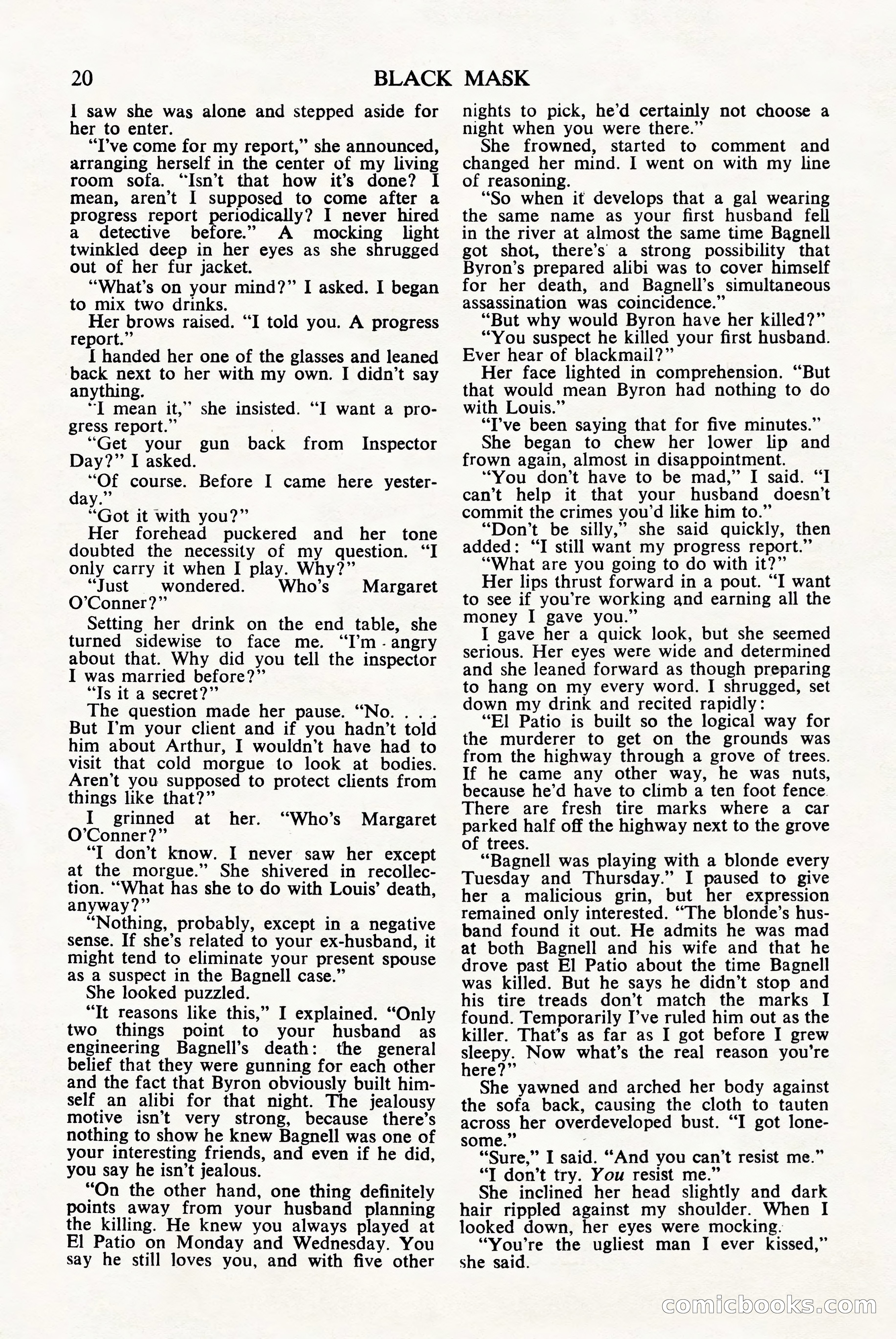 Black Mask (UK), June 1949 — page 22 of 68