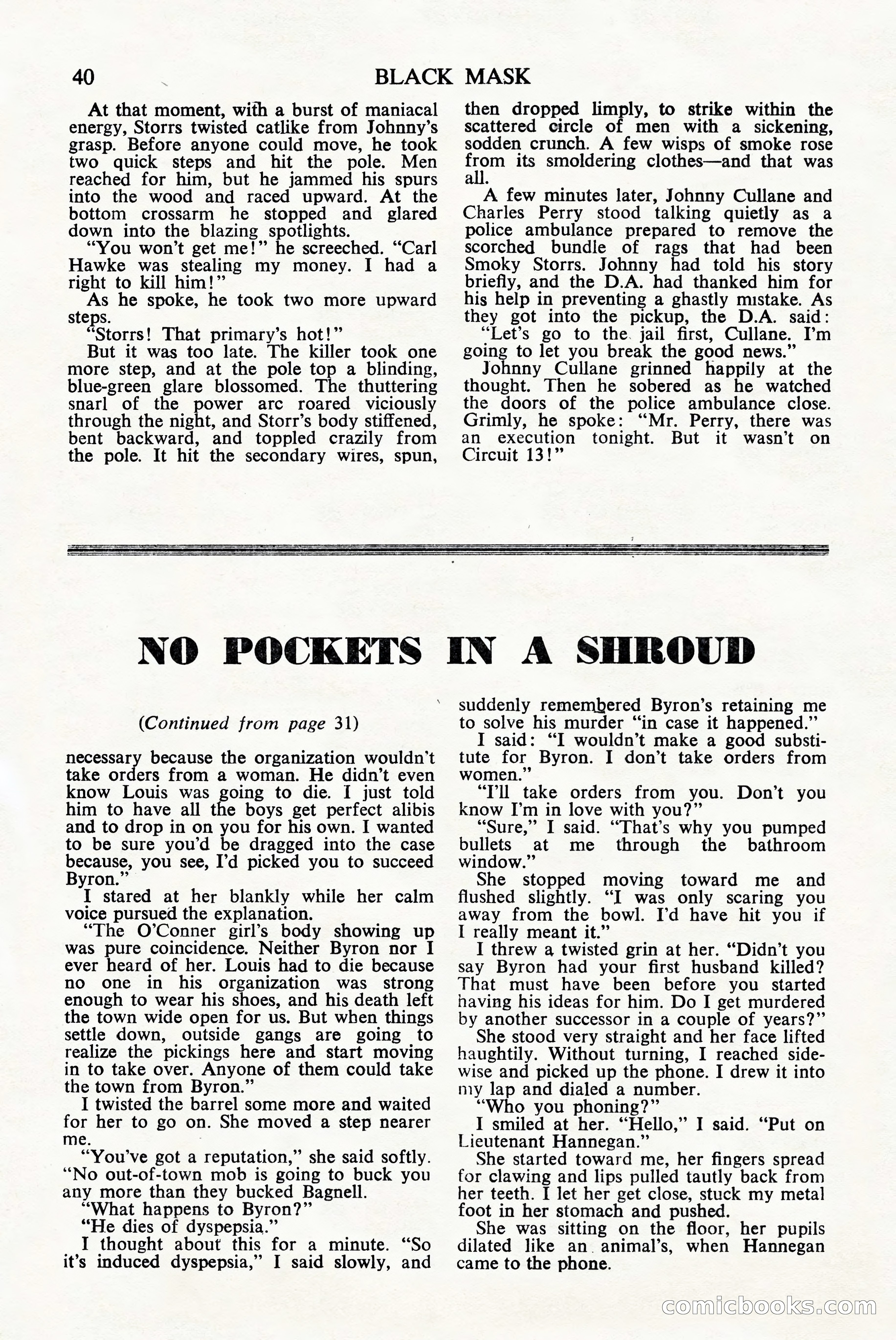 Black Mask (UK), June 1949 — page 42 of 68