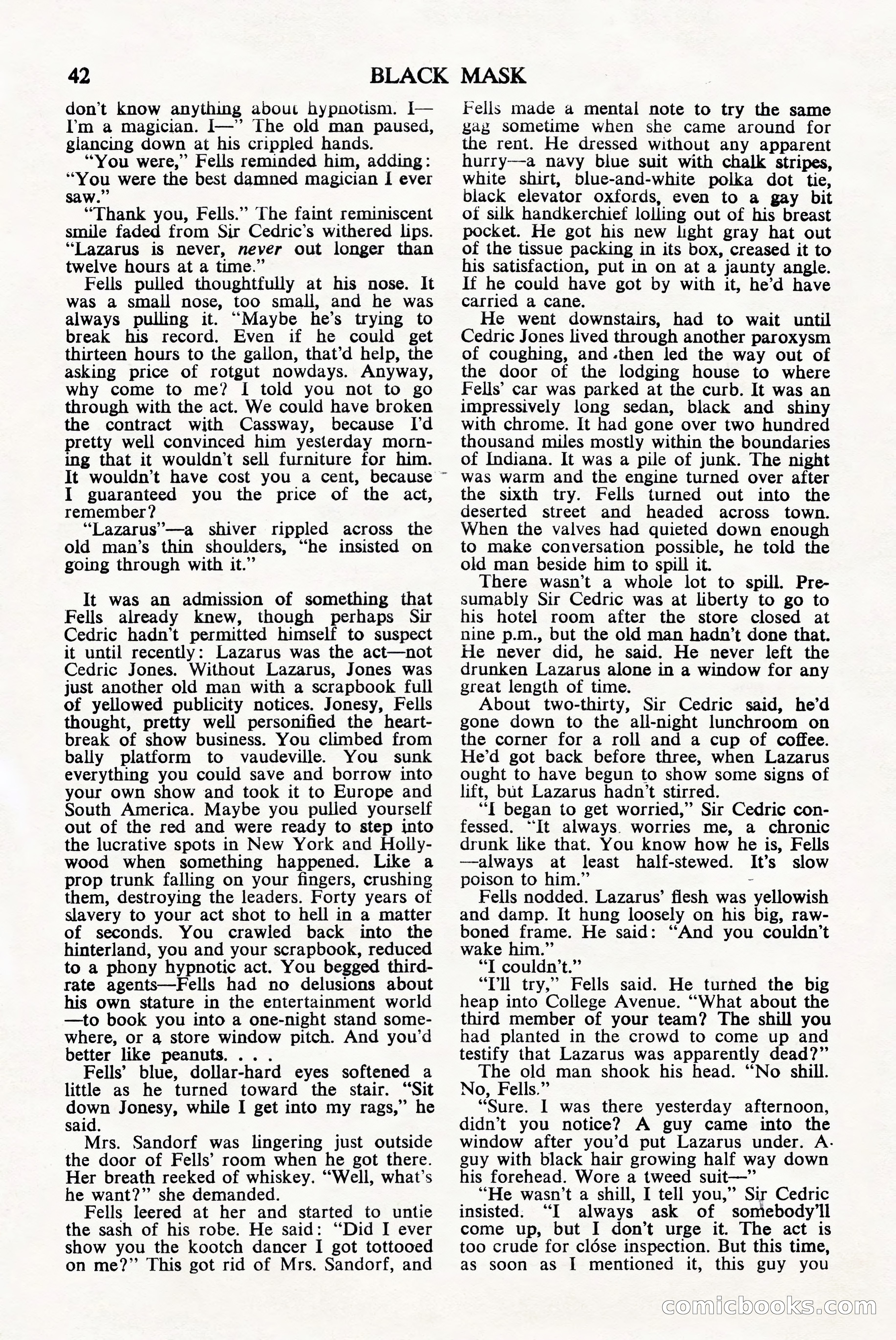 Black Mask (UK), June 1949 — page 44 of 68