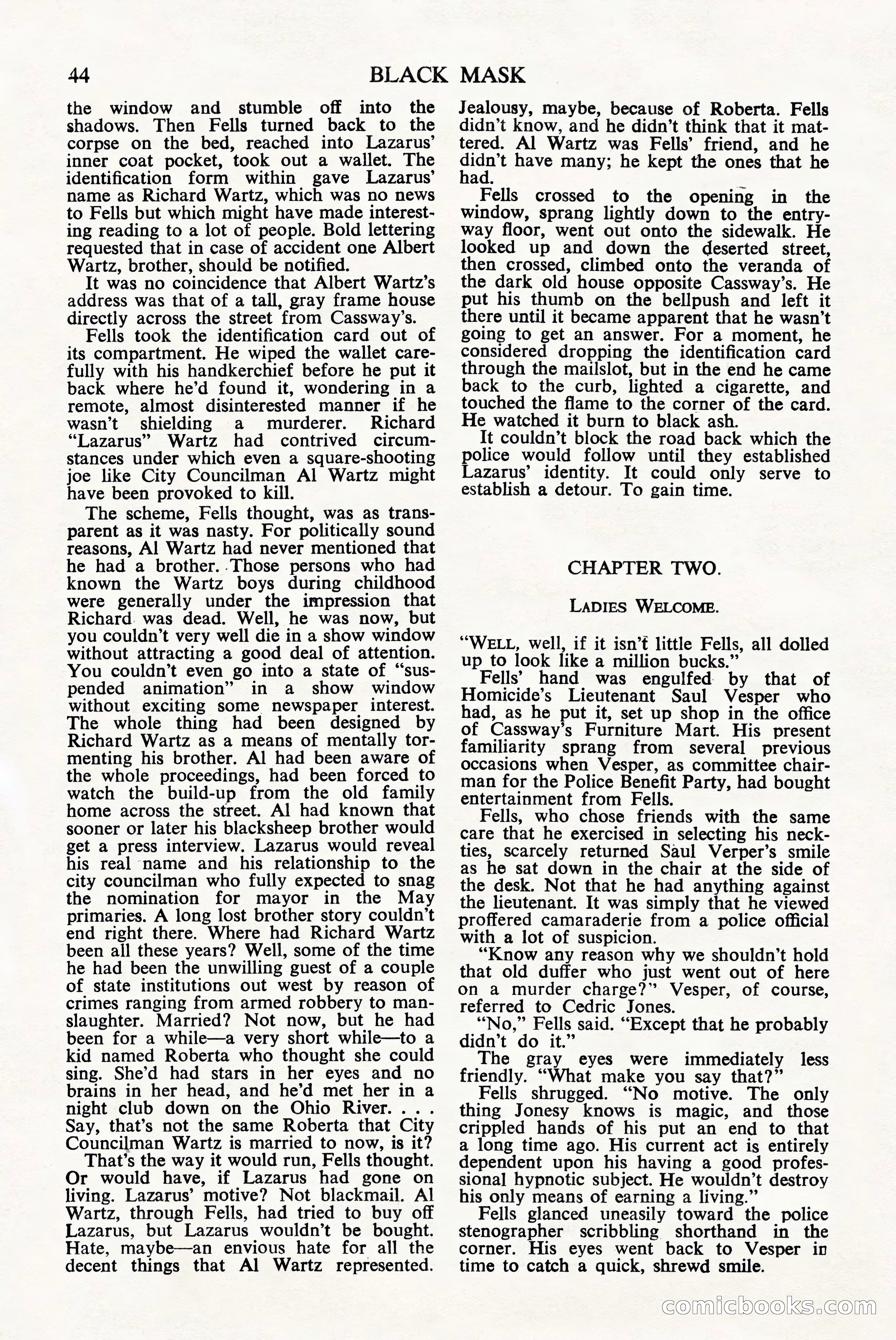 Black Mask (UK), June 1949 — page 46 of 68