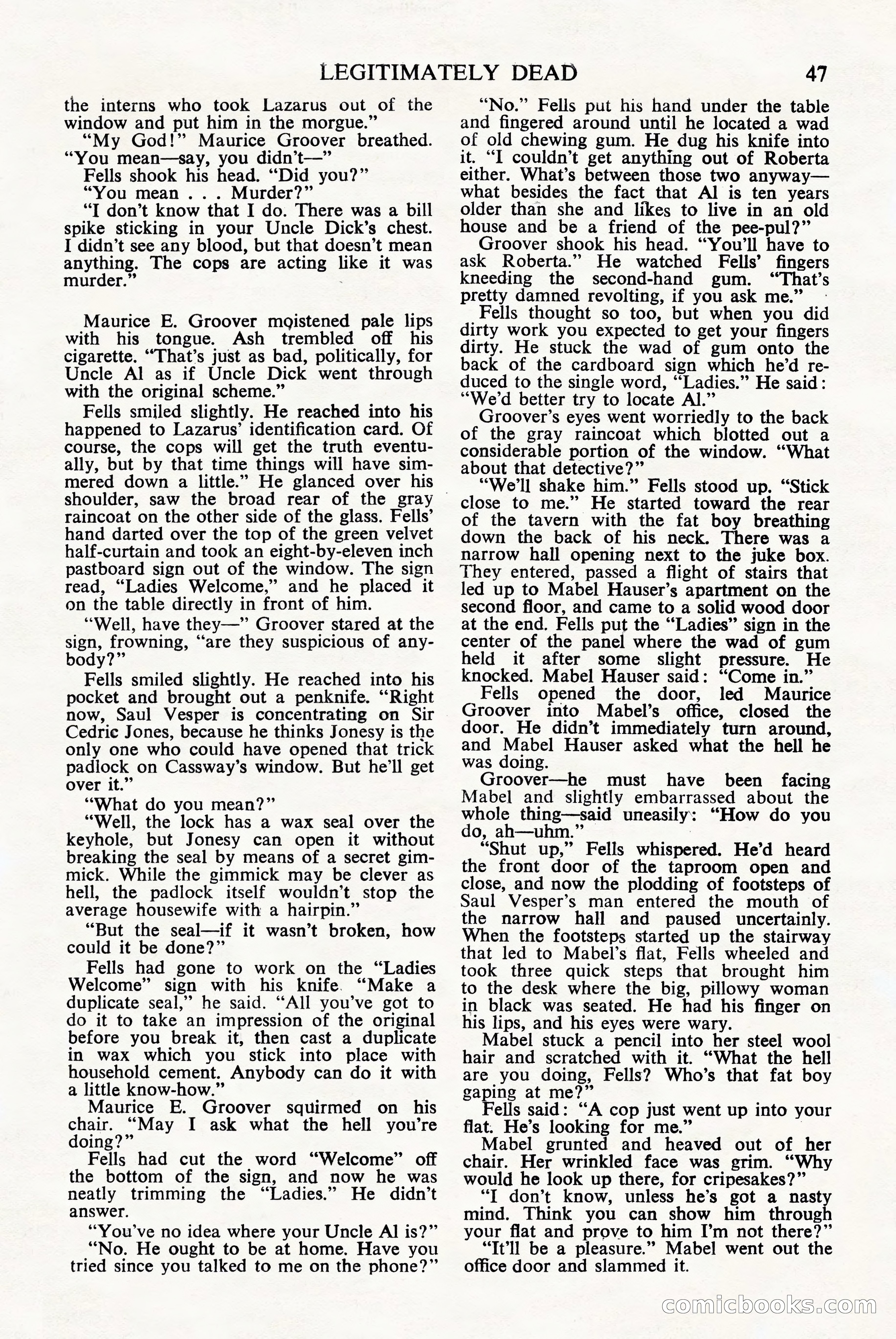 Black Mask (UK), June 1949 — page 49 of 68