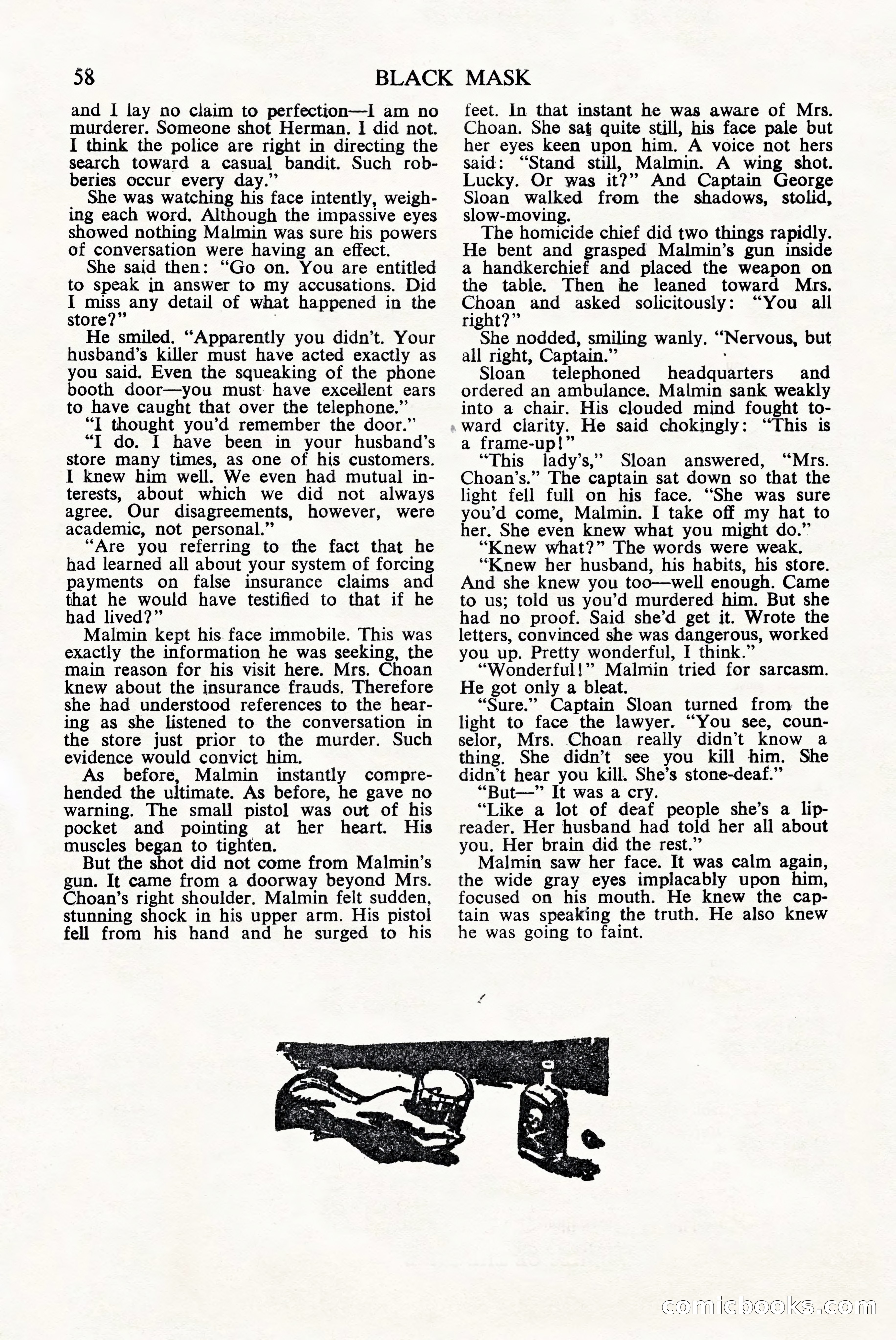 Black Mask (UK), June 1949 — page 60 of 68