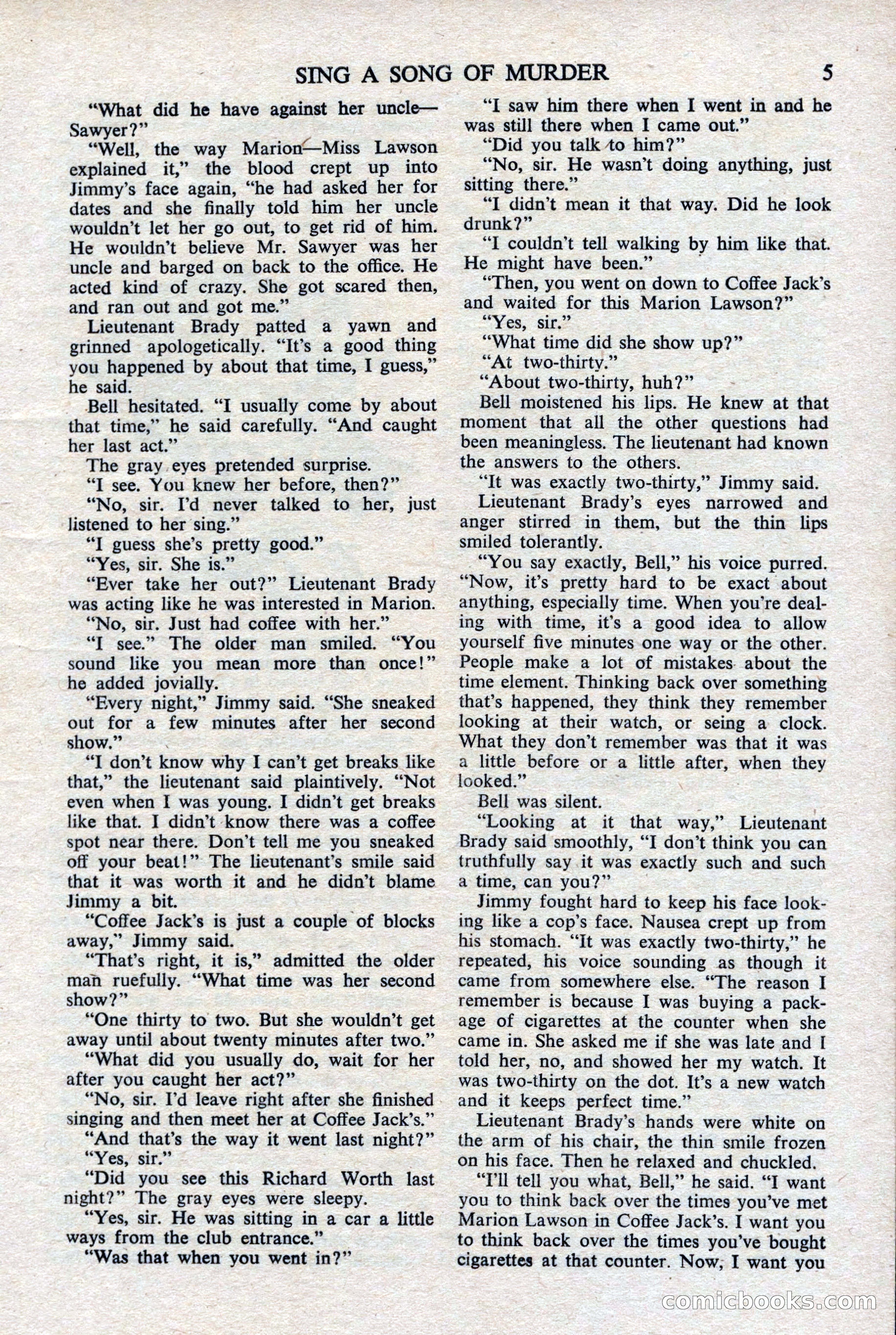 Black Mask (UK), February 1950 — page 7 of 68