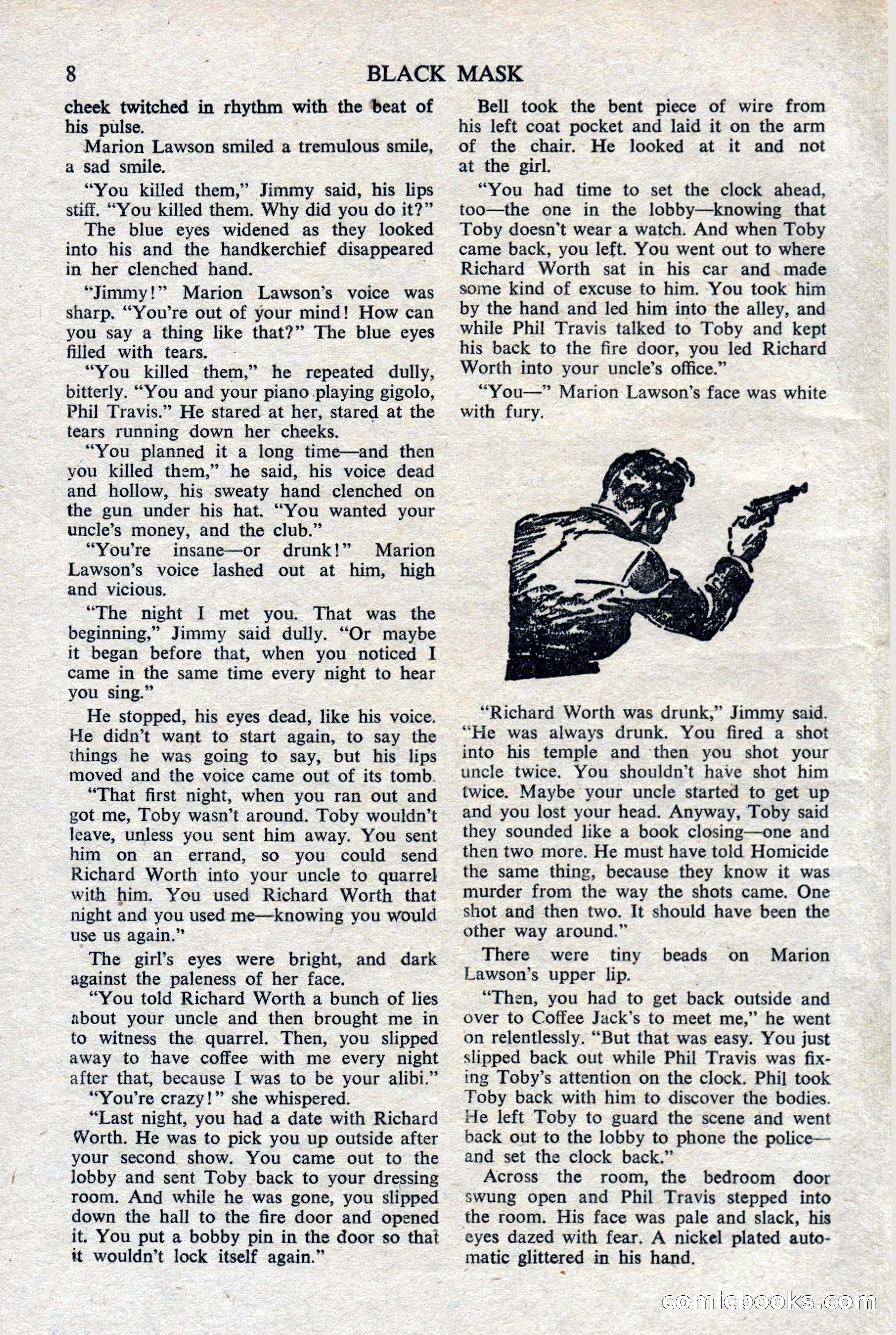 Black Mask (UK), February 1950 — page 10 of 68