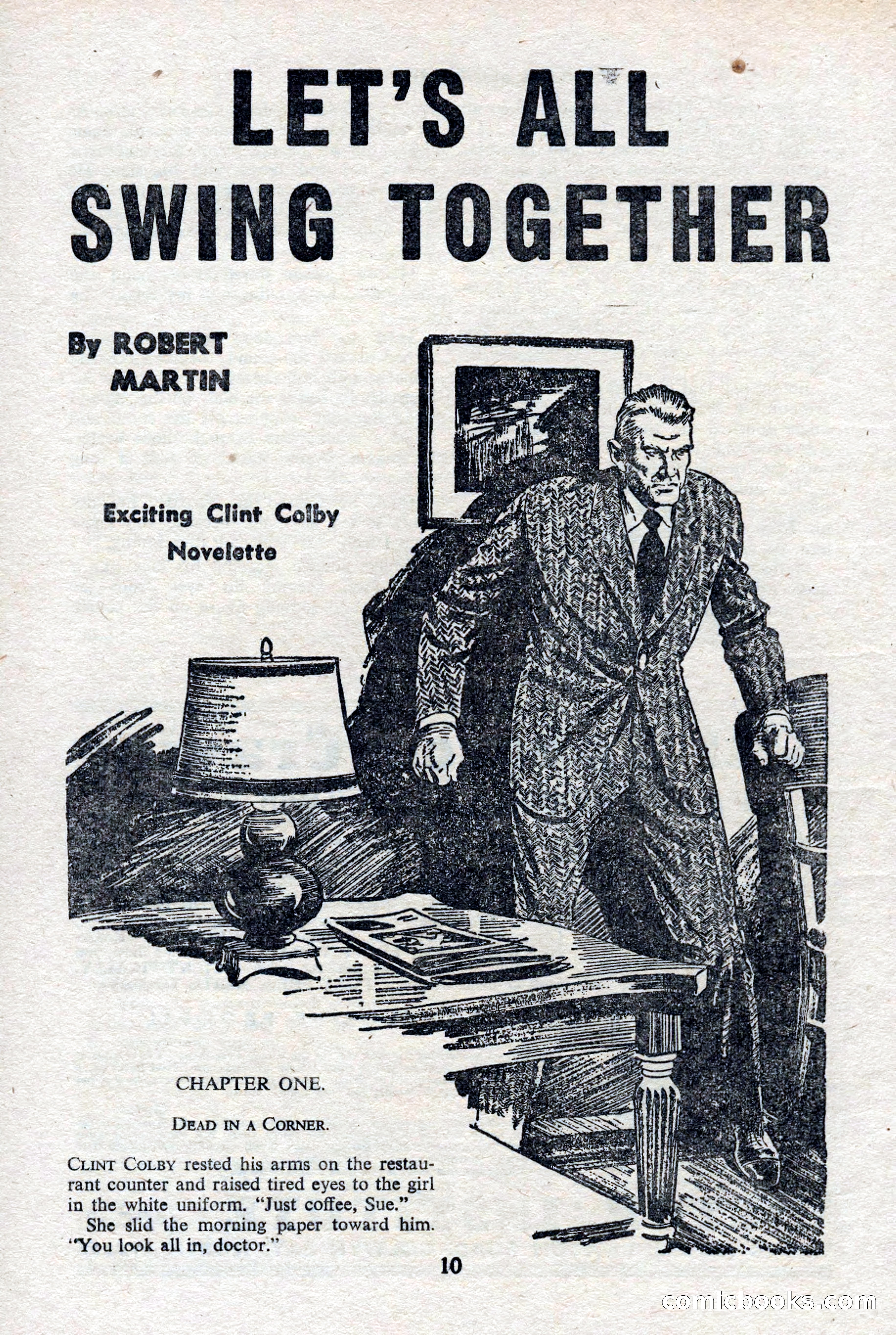 Black Mask (UK), February 1950 — page 12 of 68