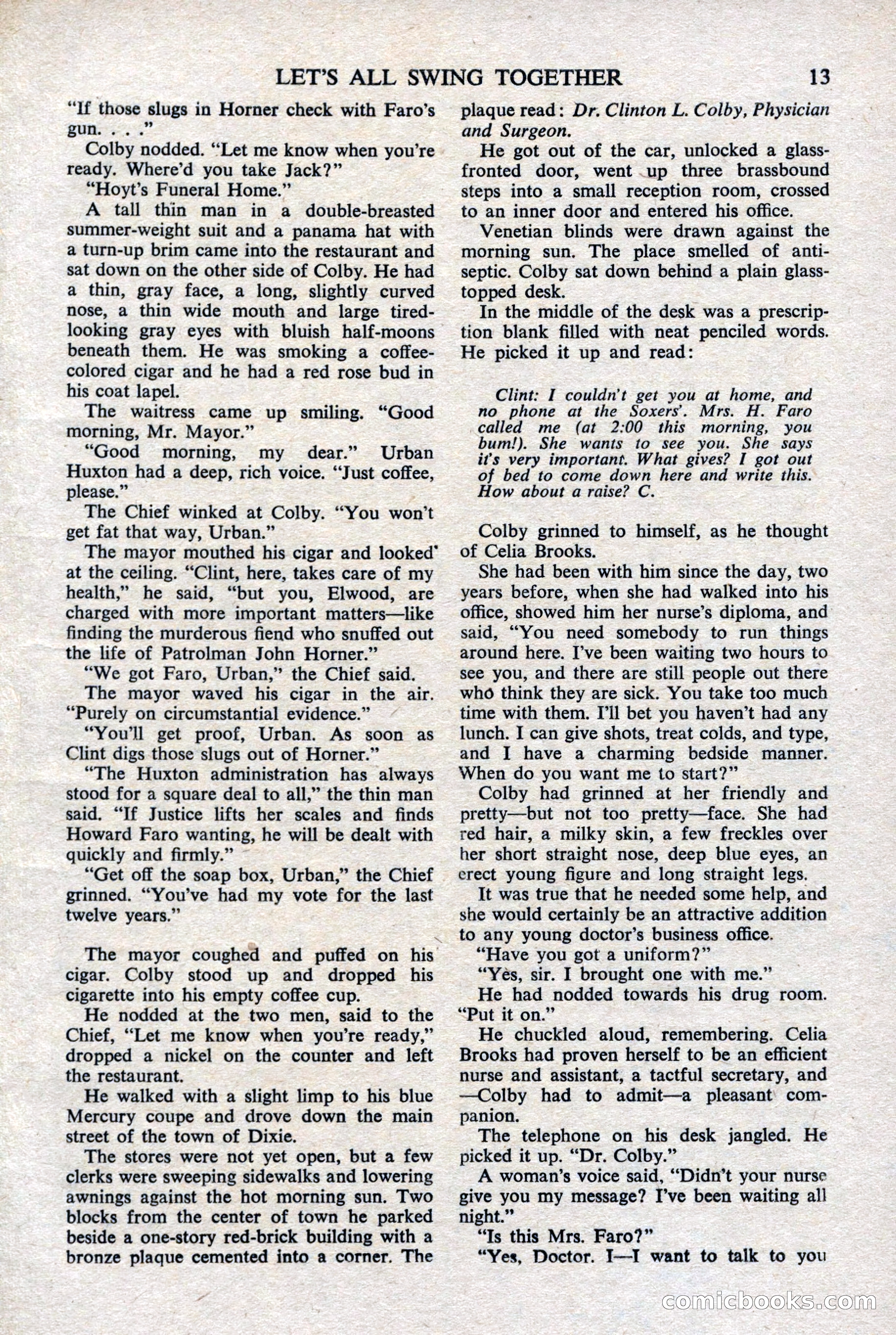 Black Mask (UK), February 1950 — page 15 of 68