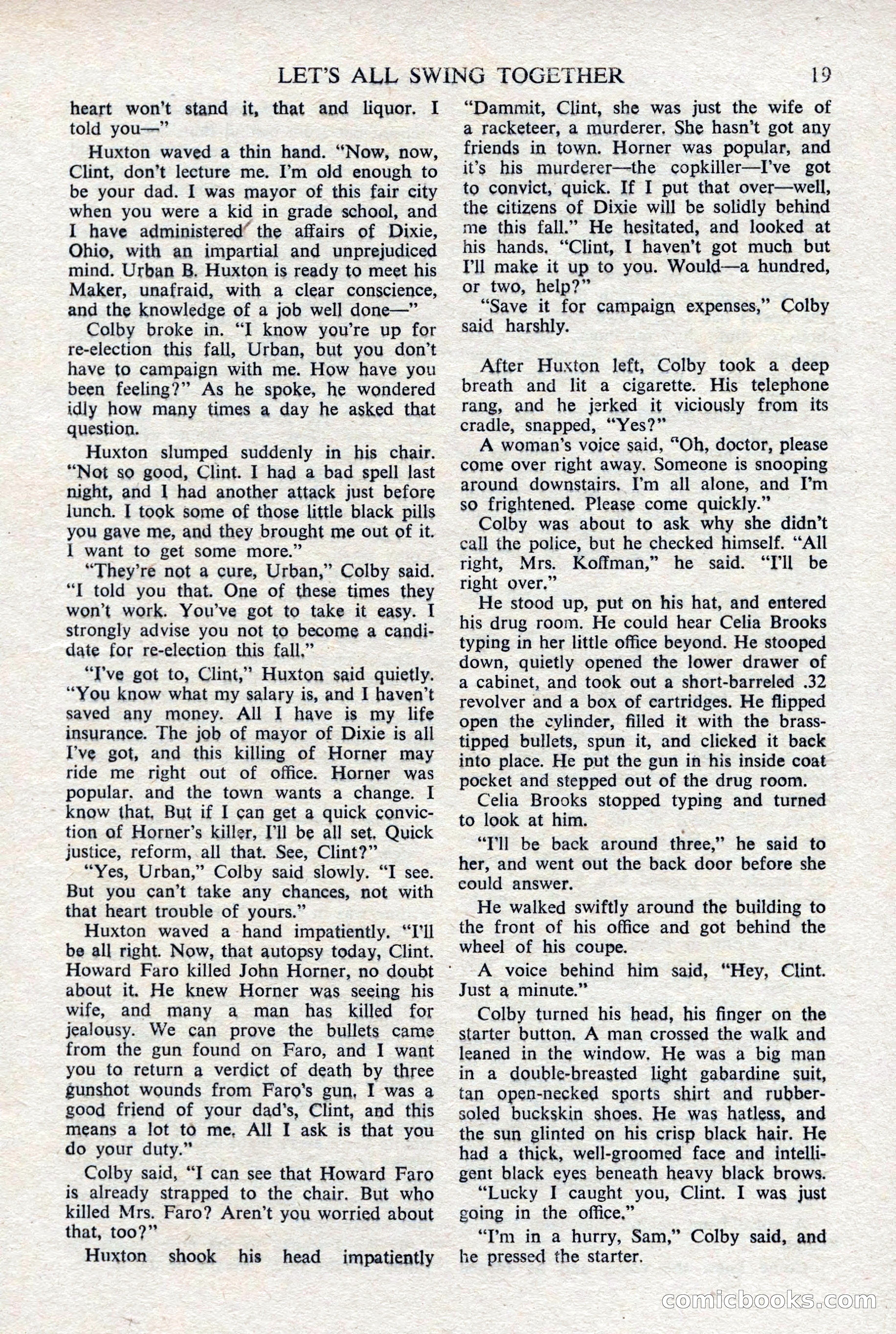 Black Mask (UK), February 1950 — page 21 of 68