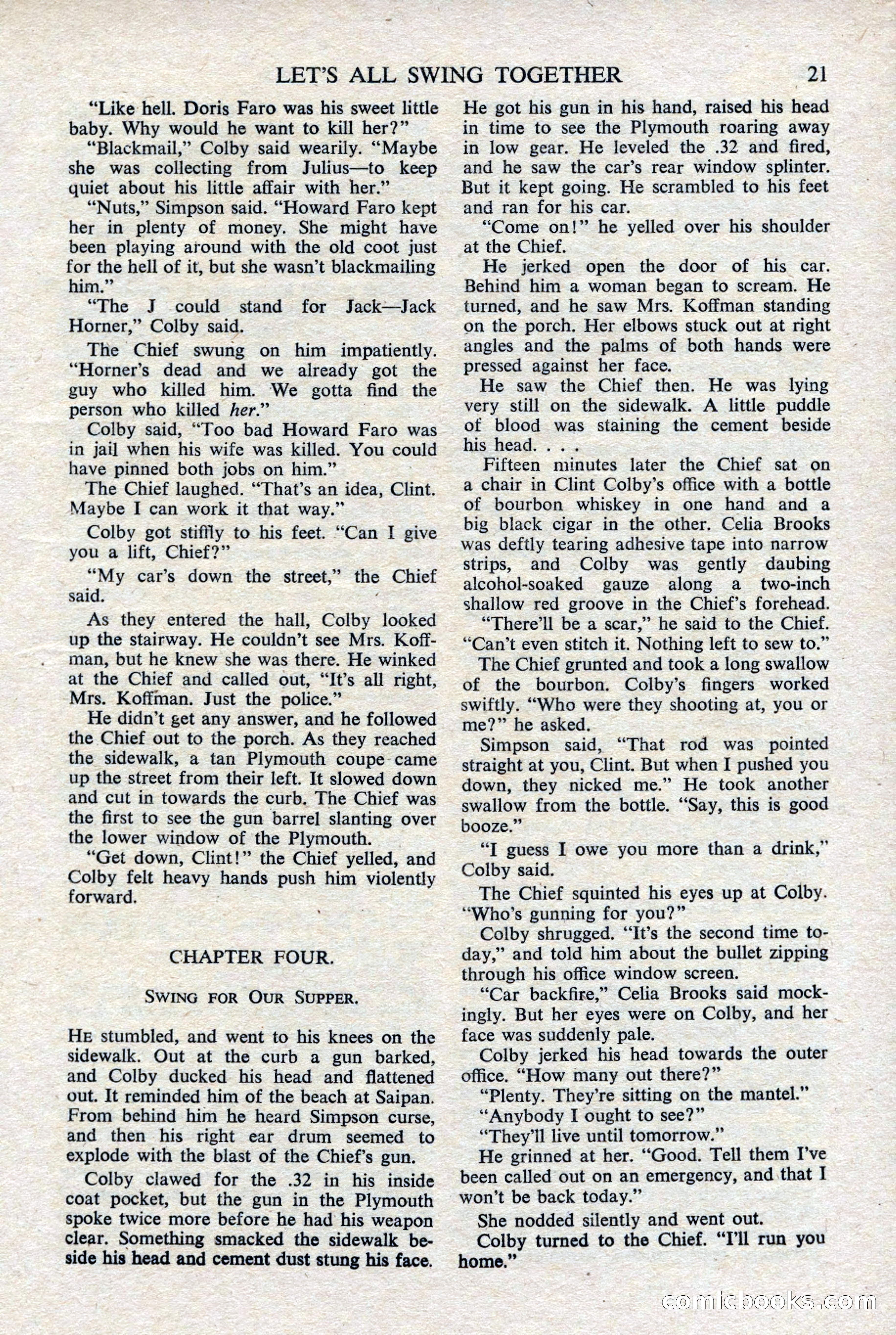 Black Mask (UK), February 1950 — page 23 of 68