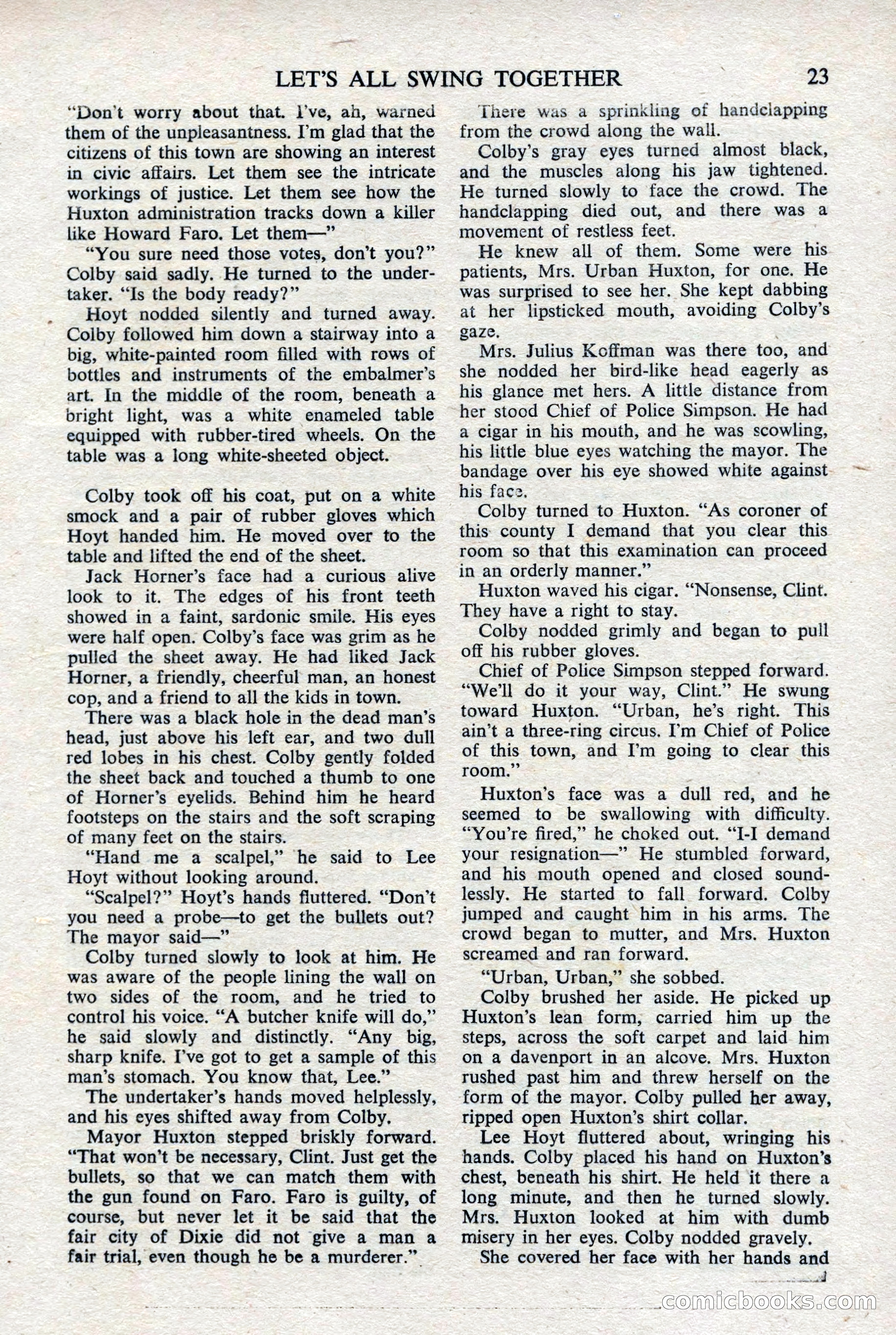 Black Mask (UK), February 1950 — page 25 of 68