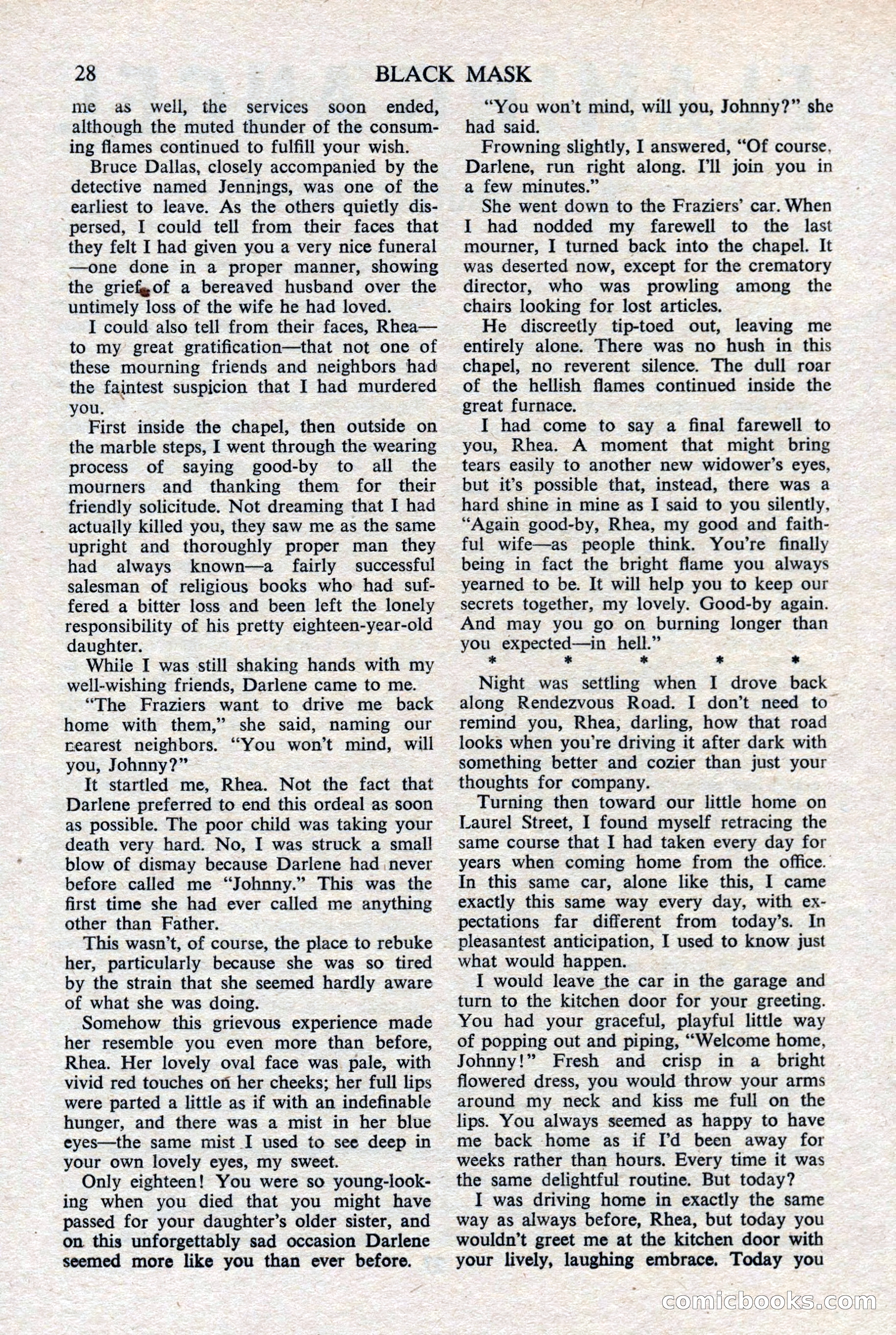 Black Mask (UK), February 1950 — page 30 of 68