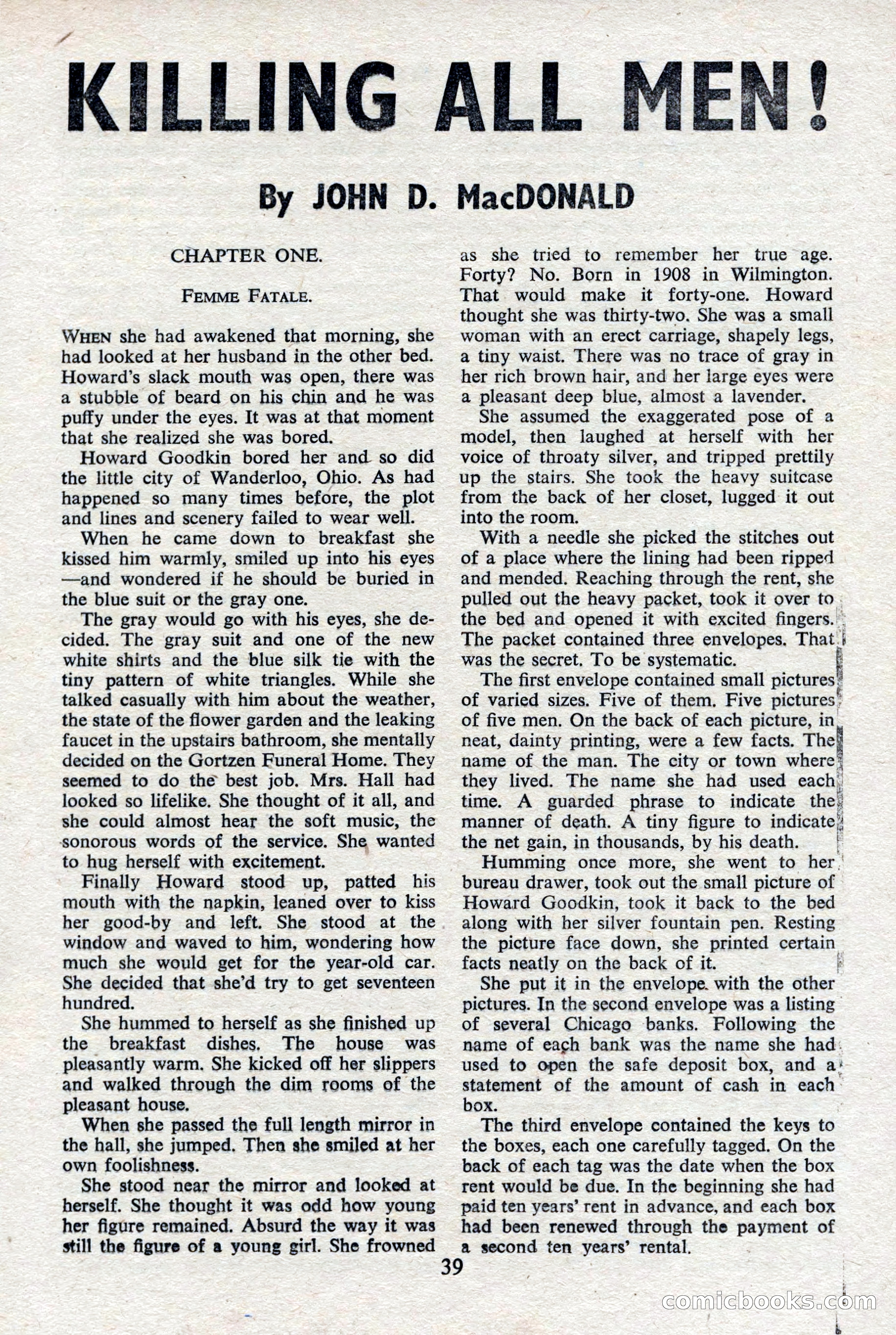 Black Mask (UK), February 1950 — page 41 of 68