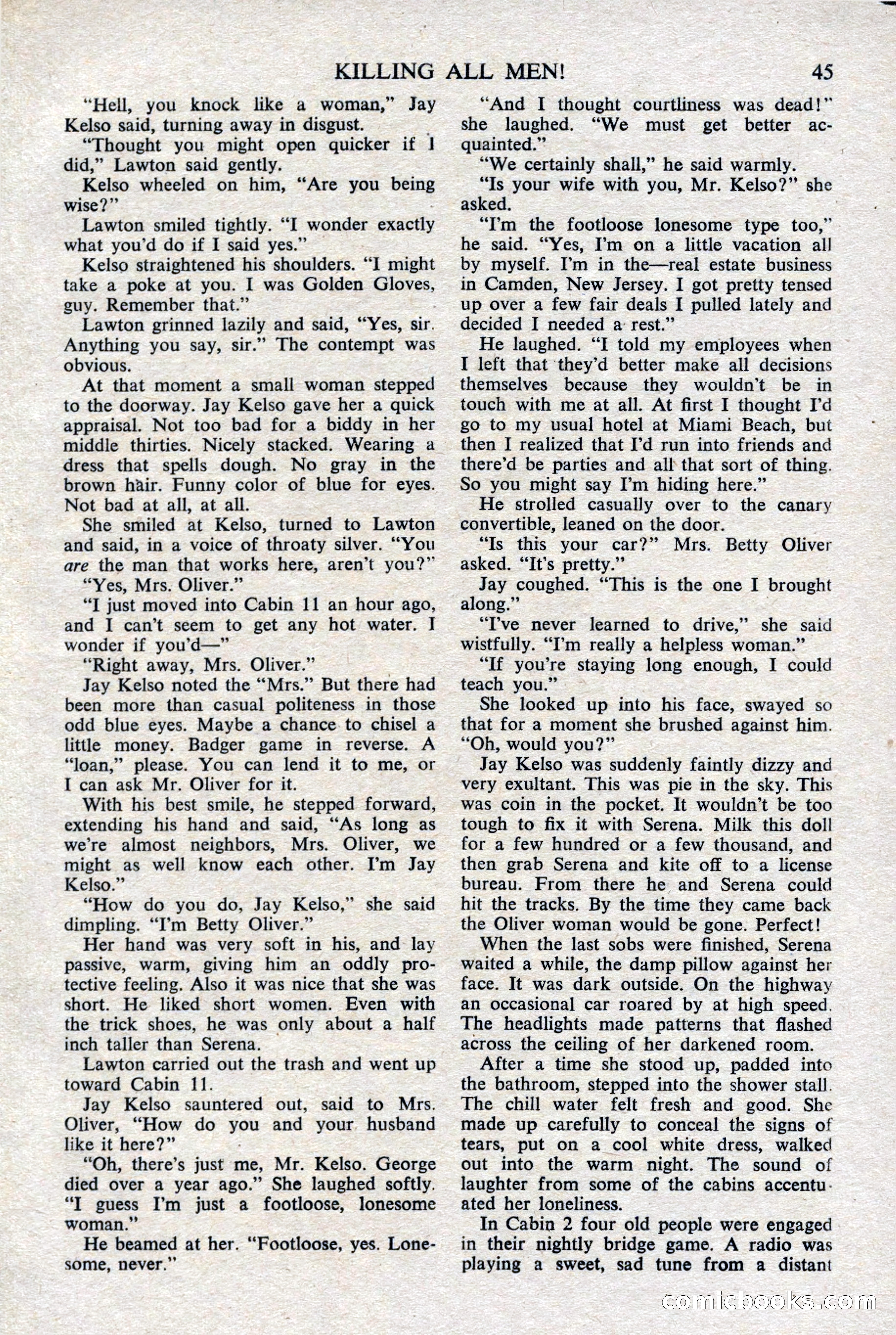 Black Mask (UK), February 1950 — page 47 of 68