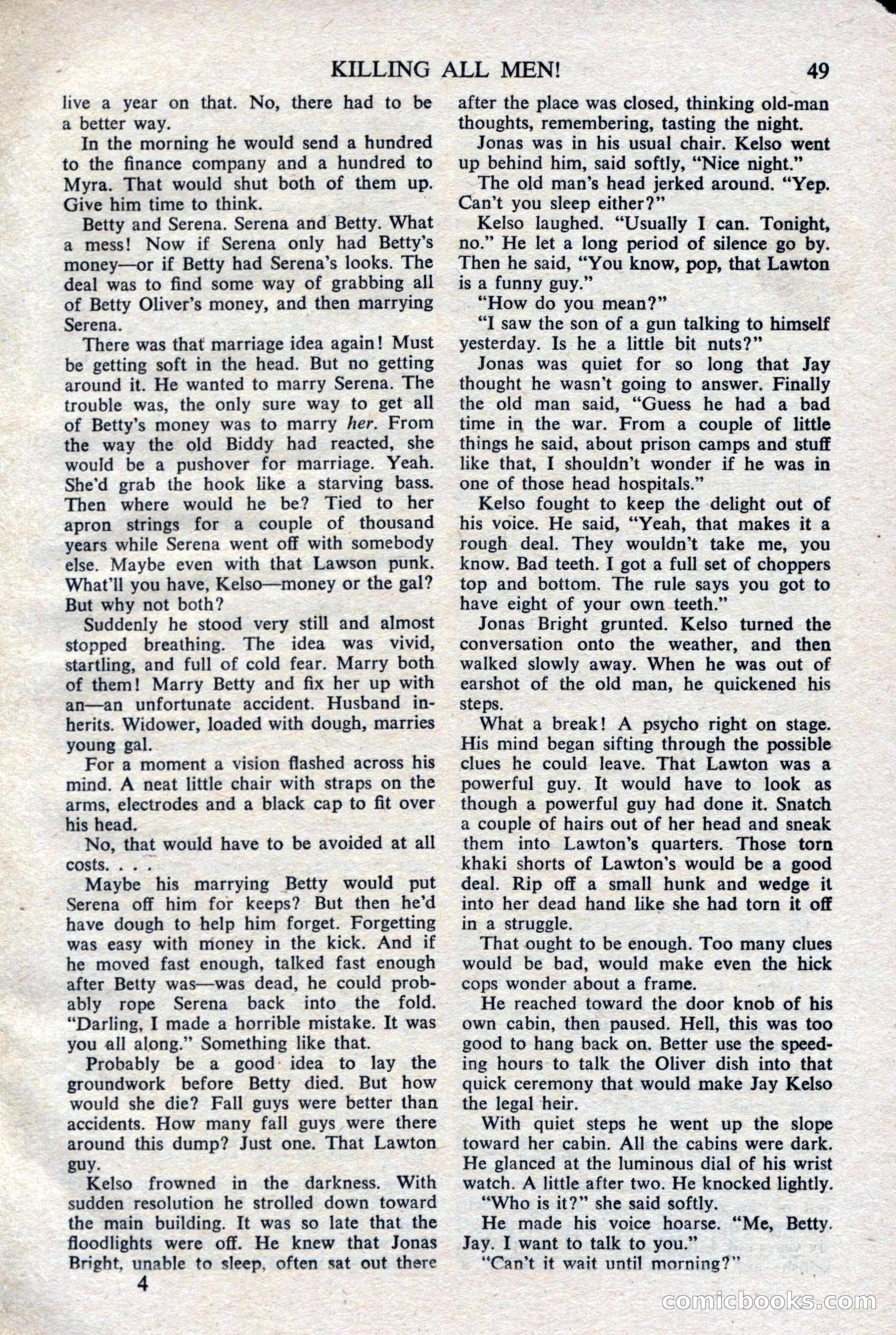 Black Mask (UK), February 1950 — page 51 of 68