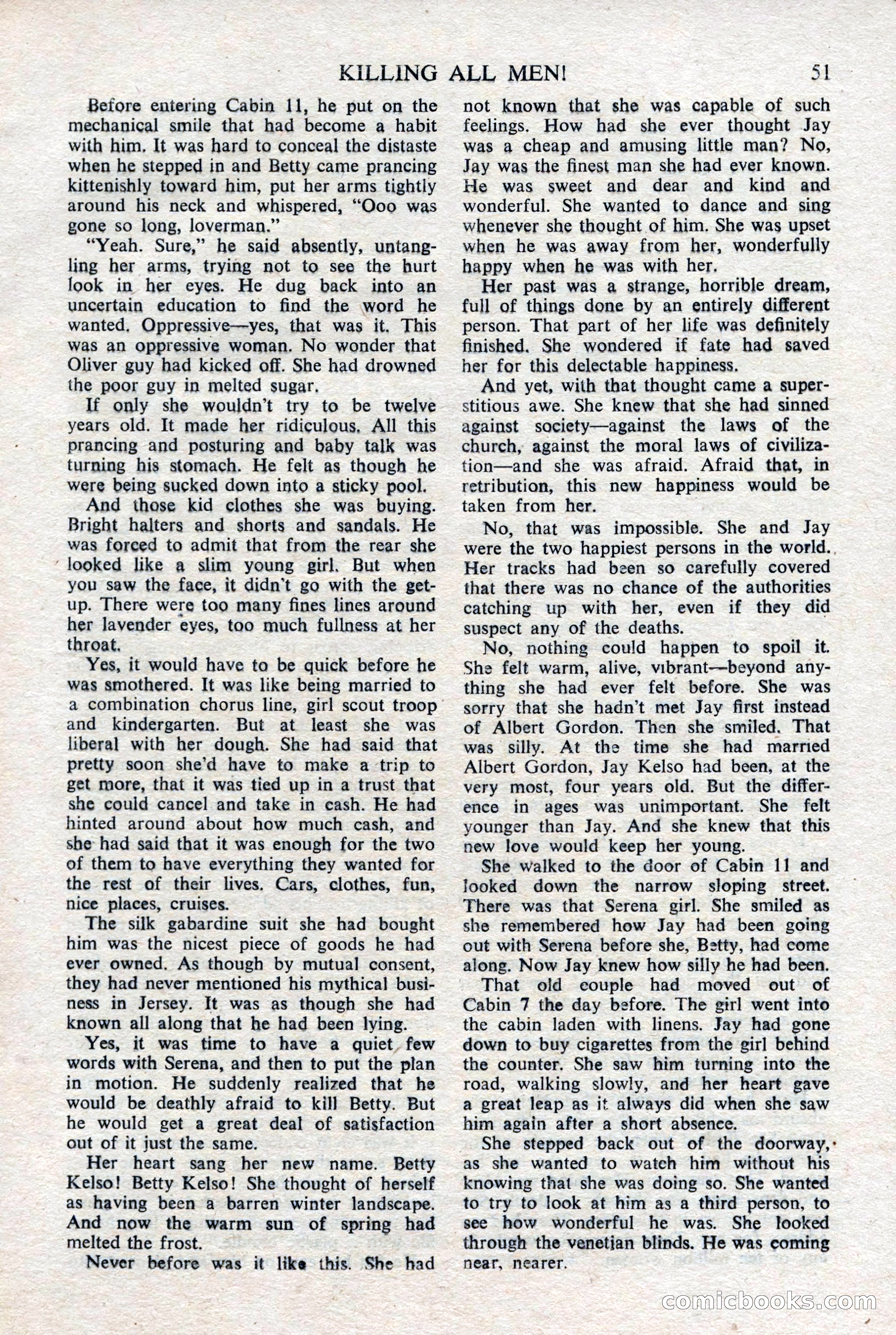 Black Mask (UK), February 1950 — page 53 of 68