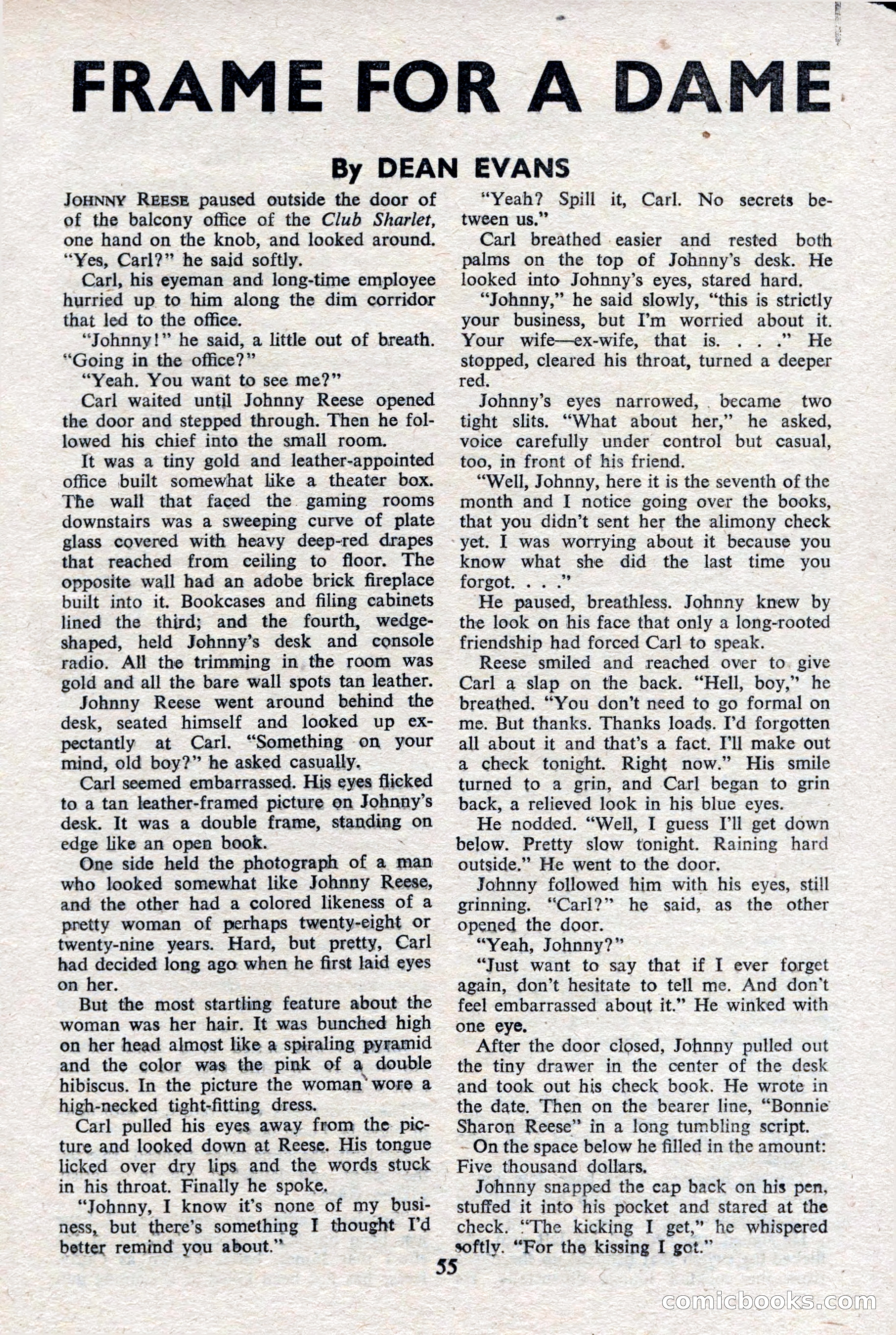 Black Mask (UK), February 1950 — page 57 of 68