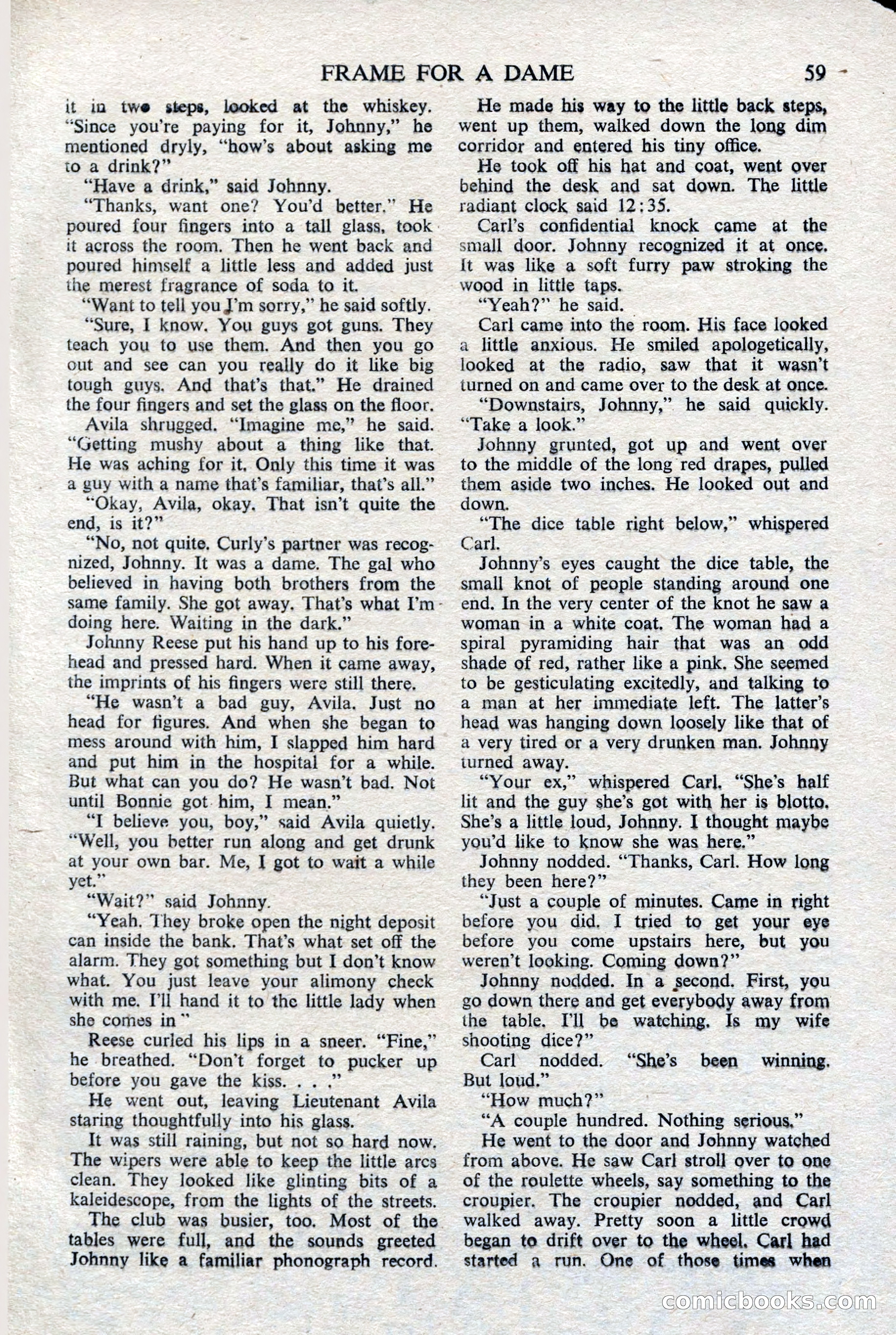 Black Mask (UK), February 1950 — page 61 of 68