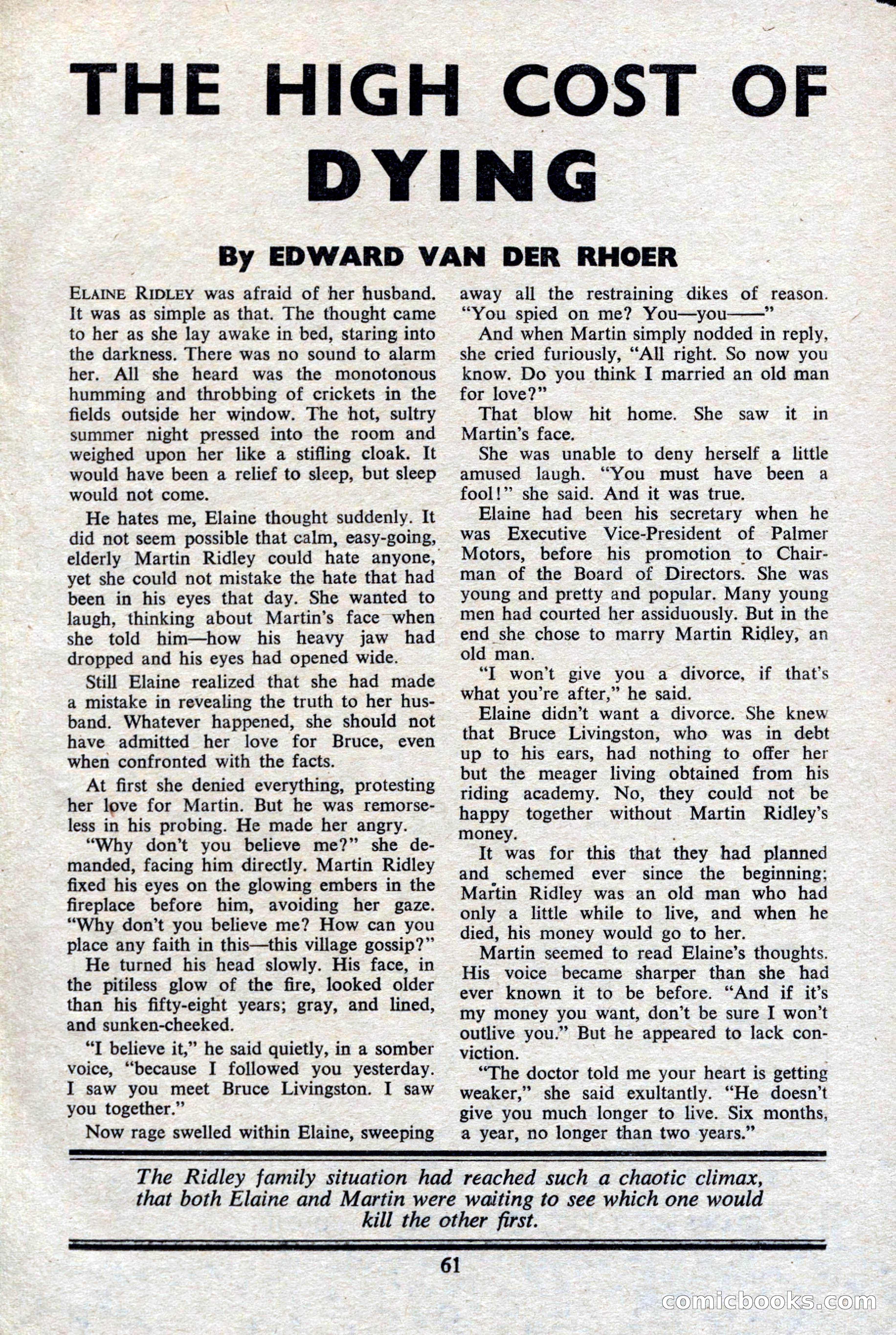 Black Mask (UK), February 1950 — page 63 of 68
