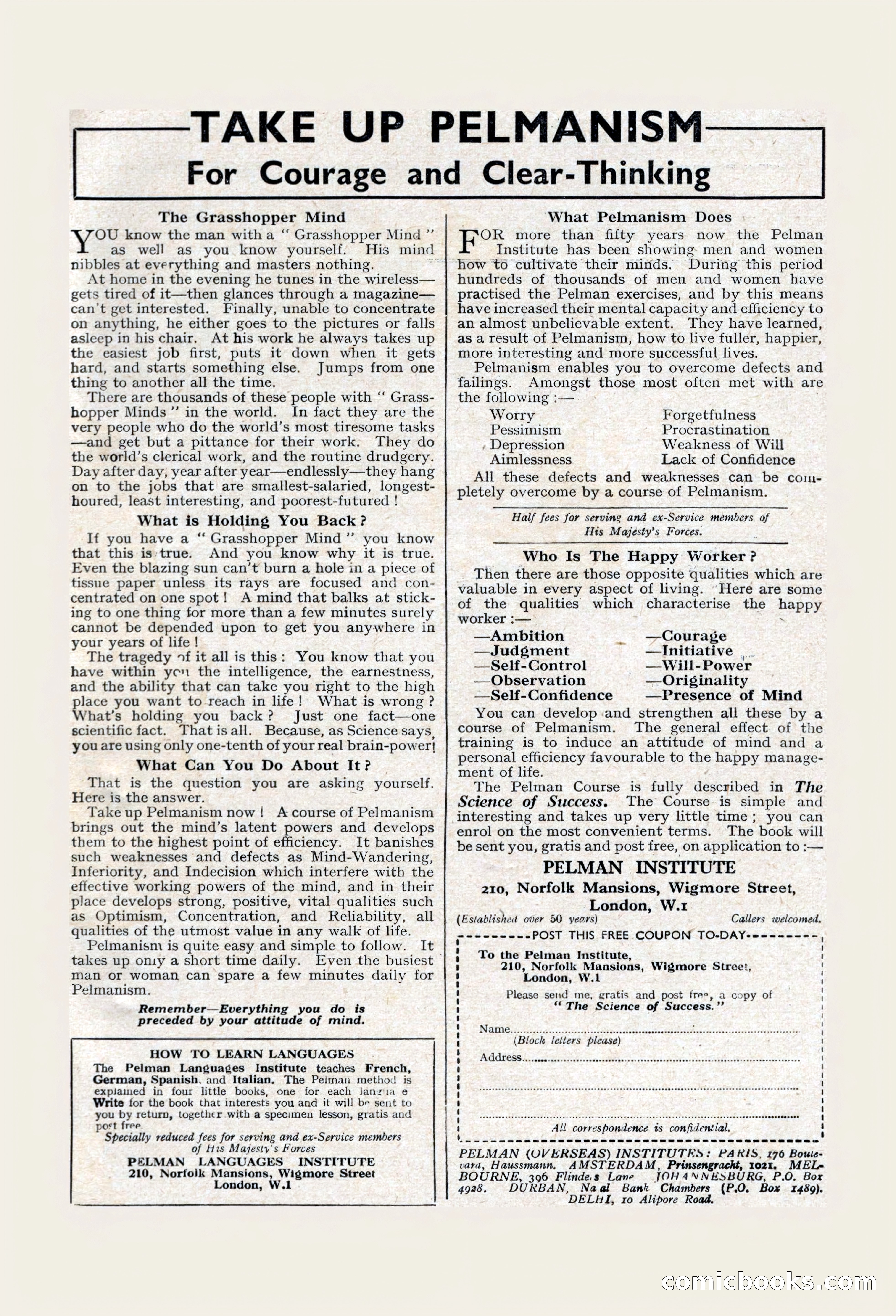 Black Mask (UK), February 1950 — page 67 of 68
