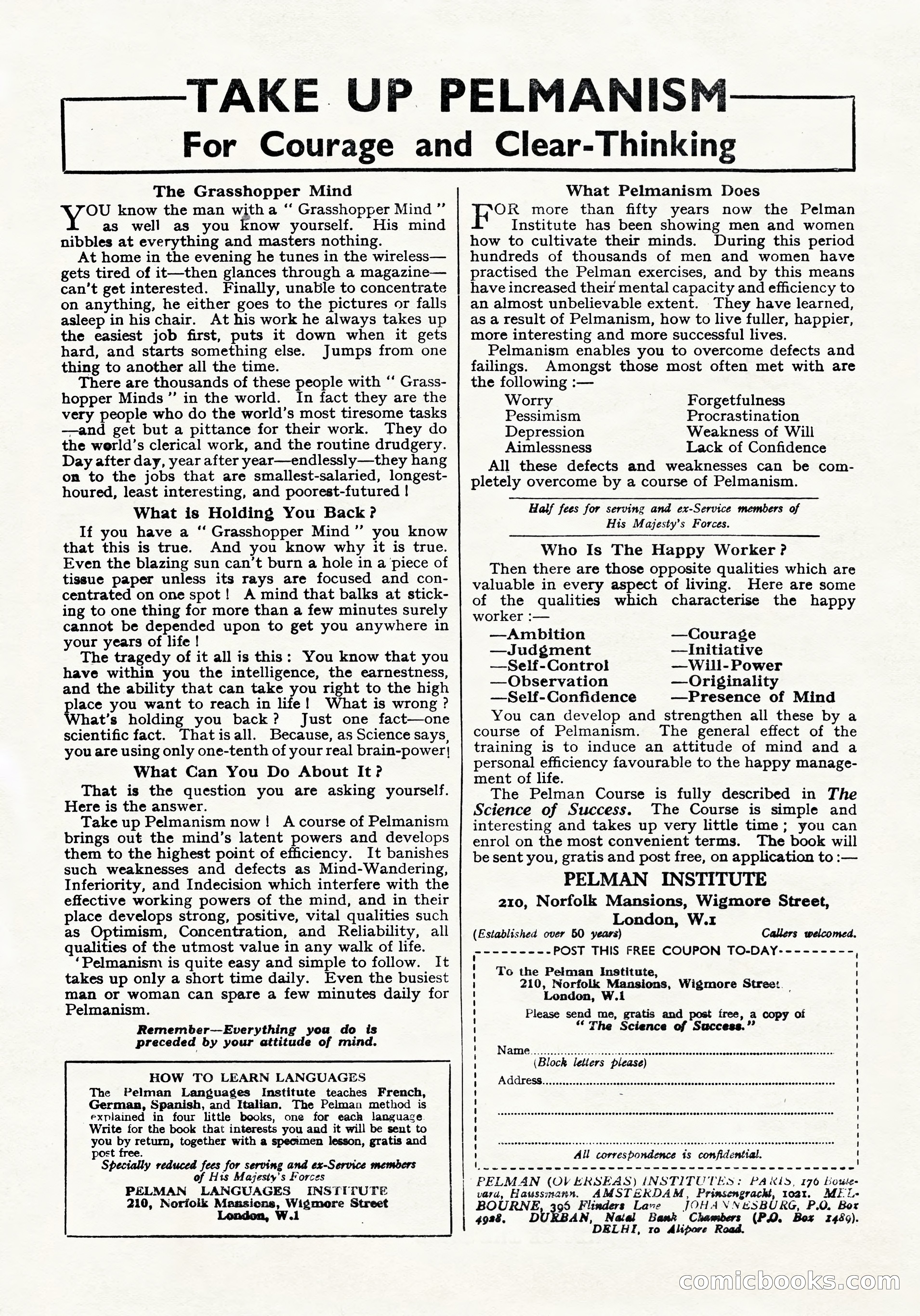 Black Mask (UK Edition), April 1950 — page 4 of 68