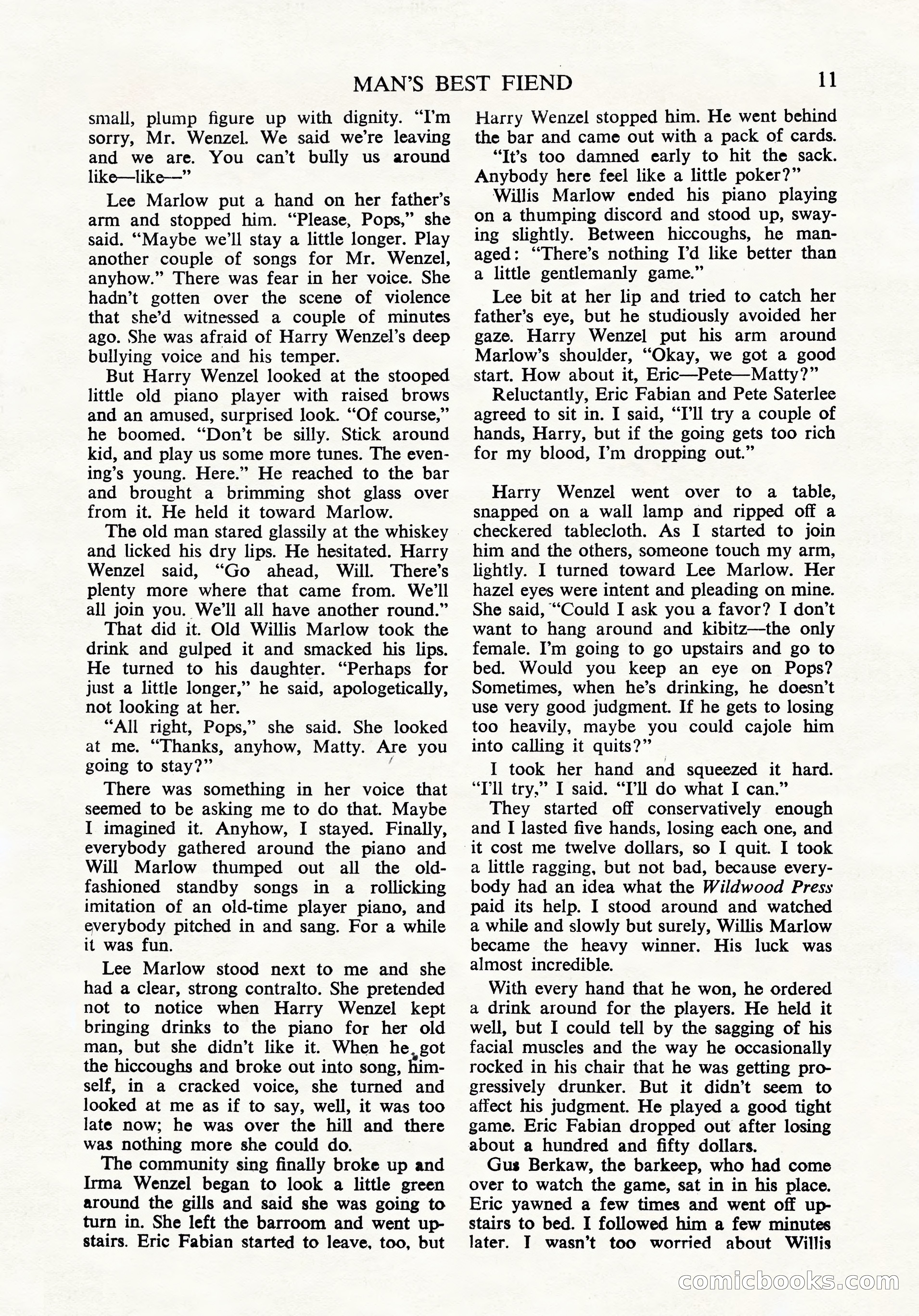 Black Mask (UK Edition), April 1950 — page 13 of 68