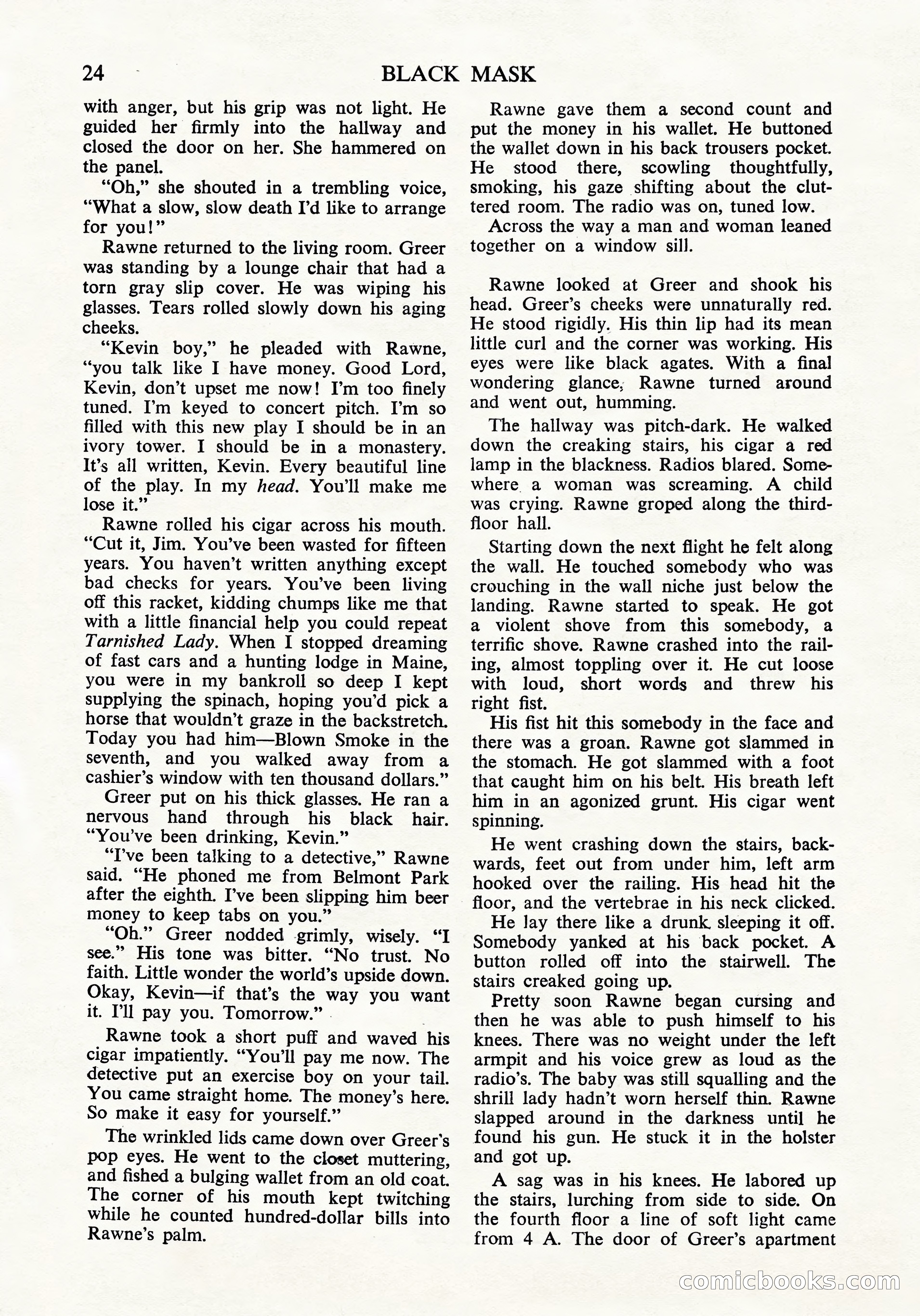 Black Mask (UK Edition), April 1950 — page 26 of 68