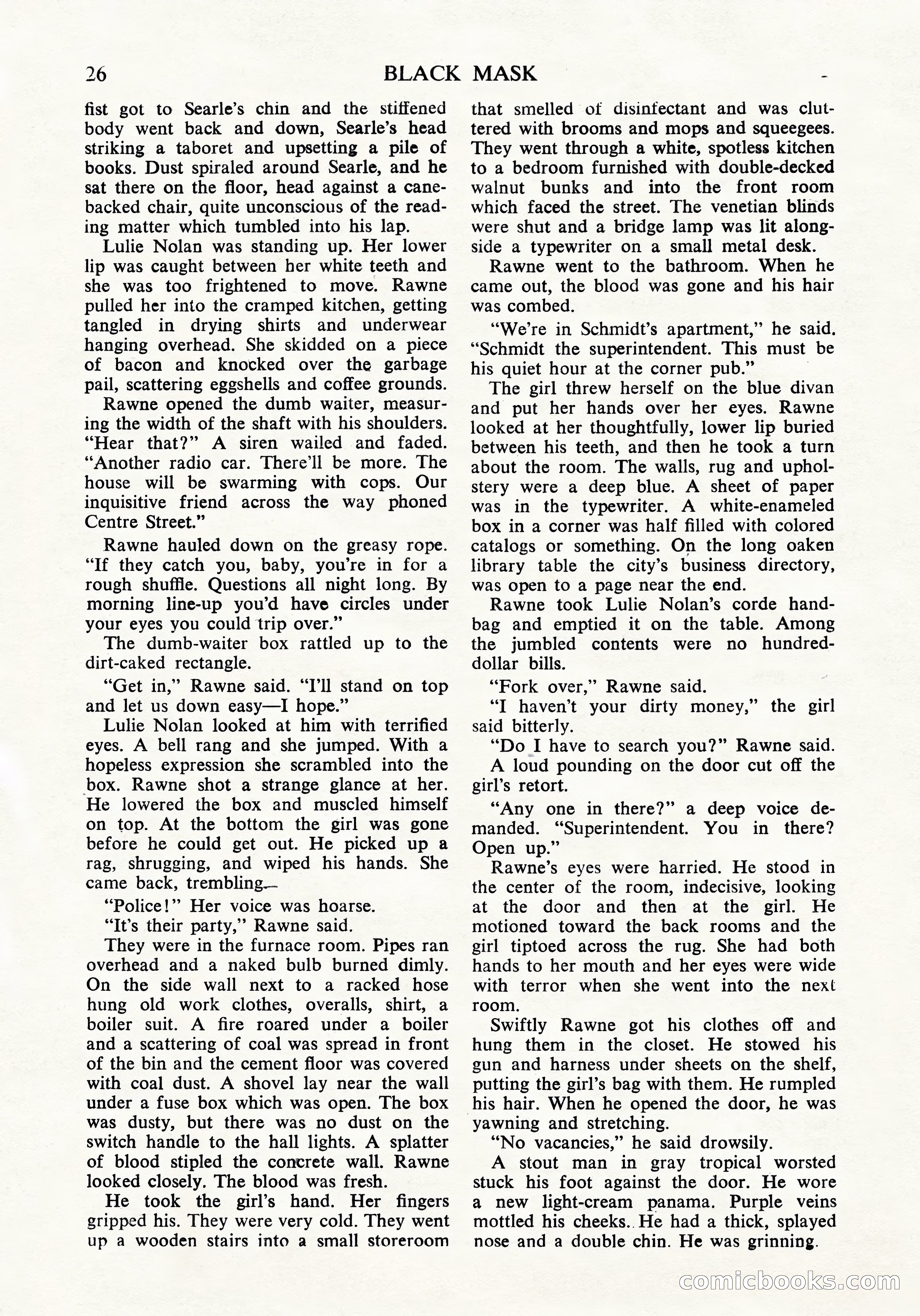 Black Mask (UK Edition), April 1950 — page 28 of 68