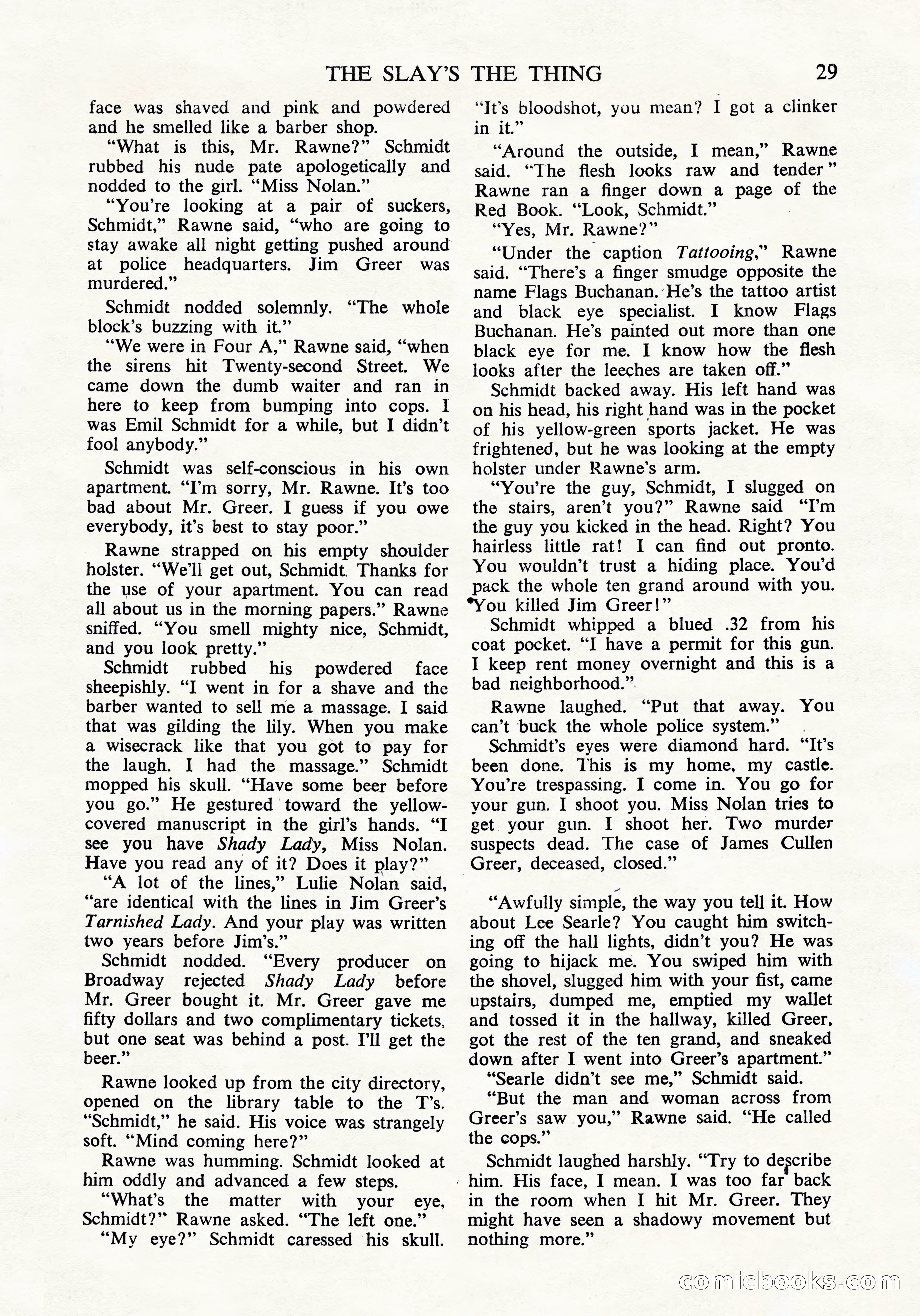 Black Mask (UK Edition), April 1950 — page 31 of 68