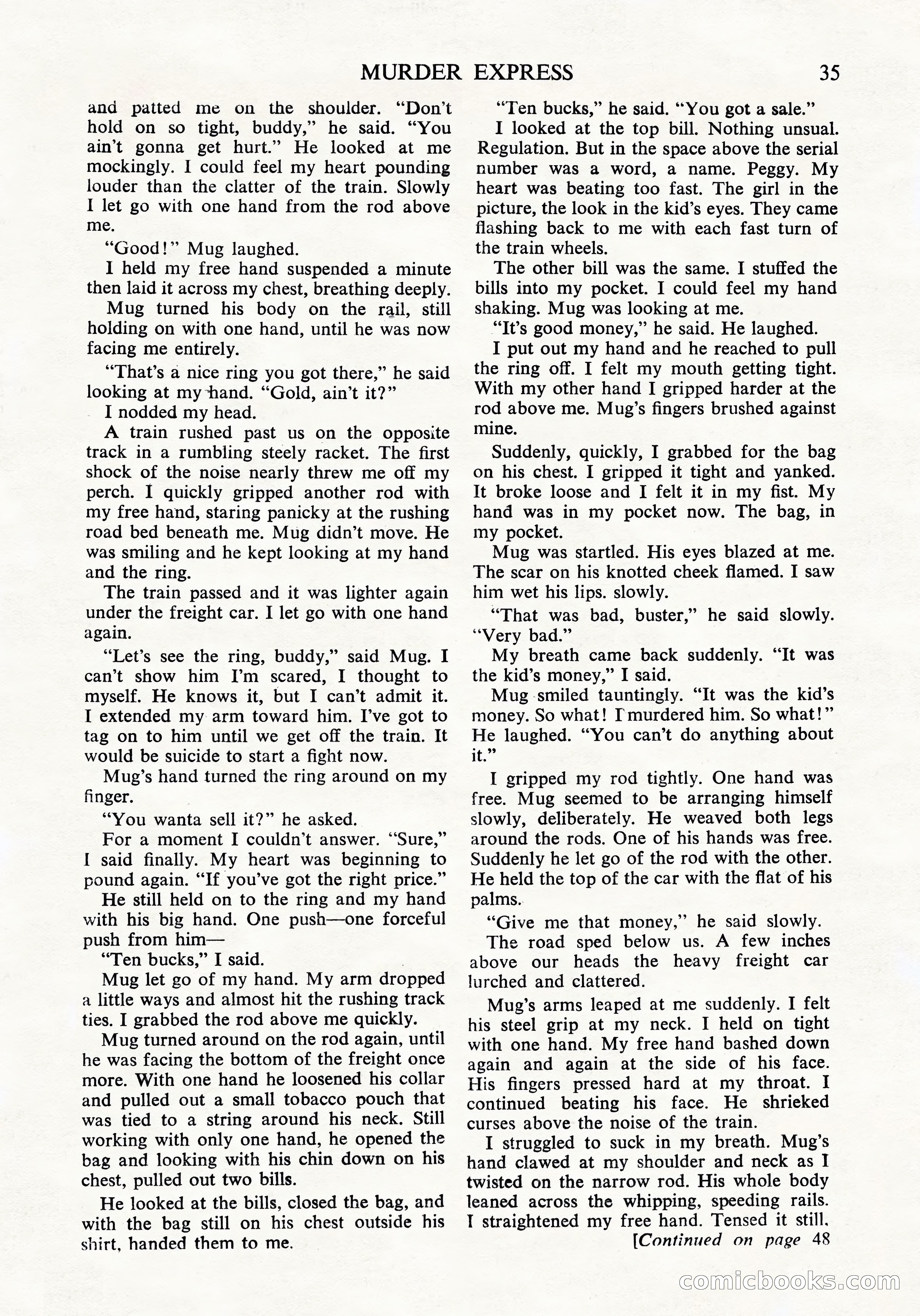 Black Mask (UK Edition), April 1950 — page 37 of 68