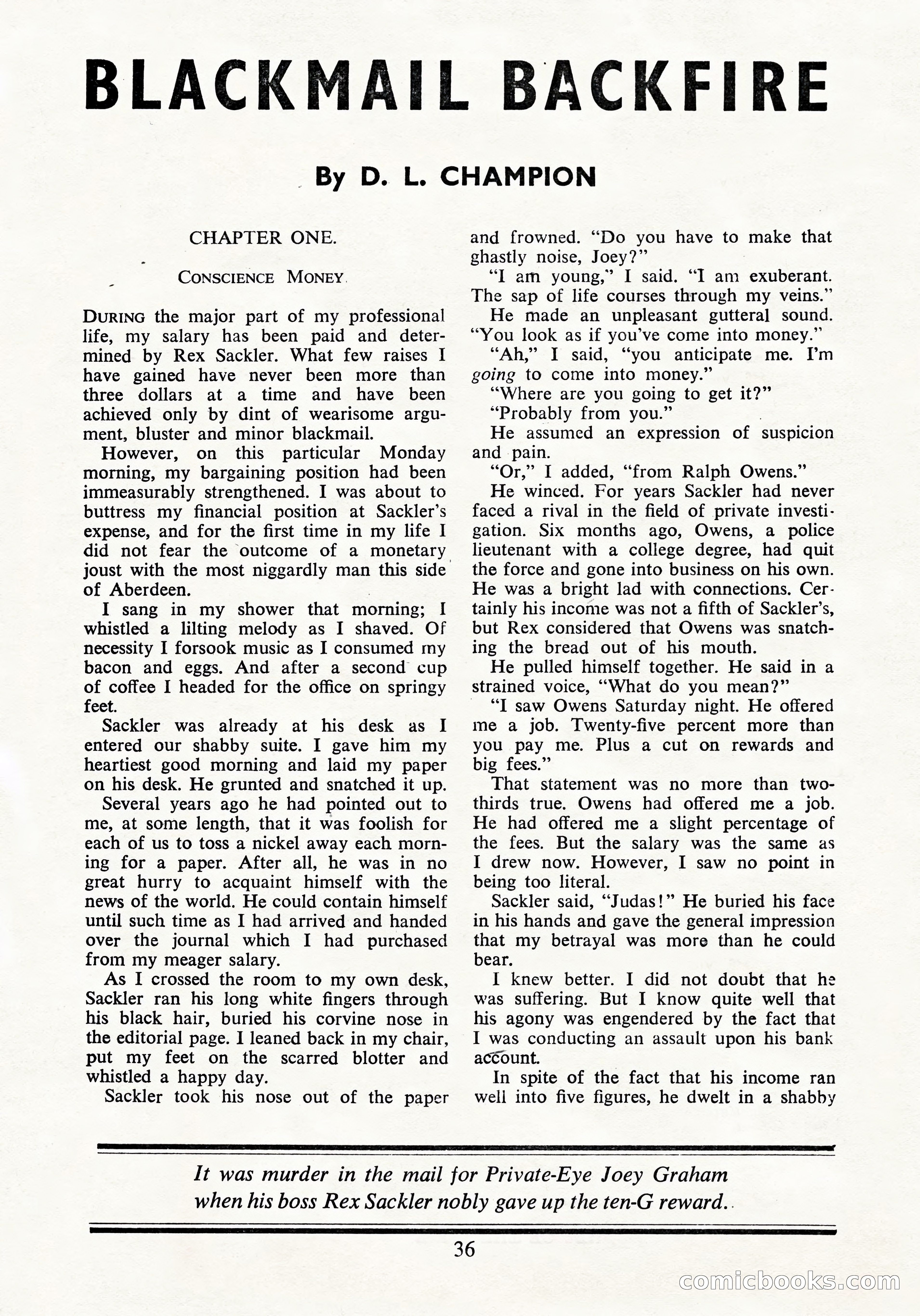 Black Mask (UK Edition), April 1950 — page 38 of 68