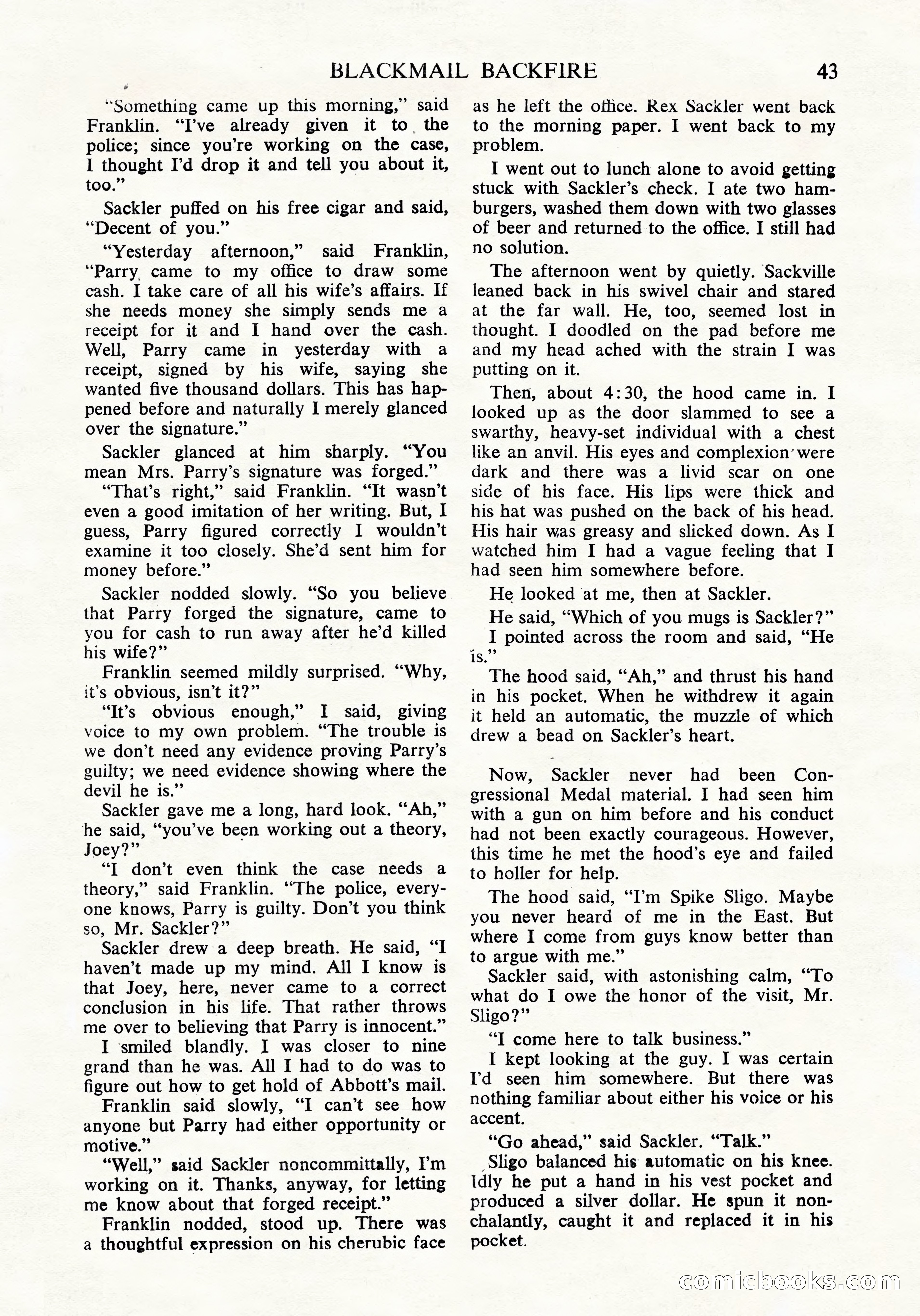 Black Mask (UK Edition), April 1950 — page 45 of 68