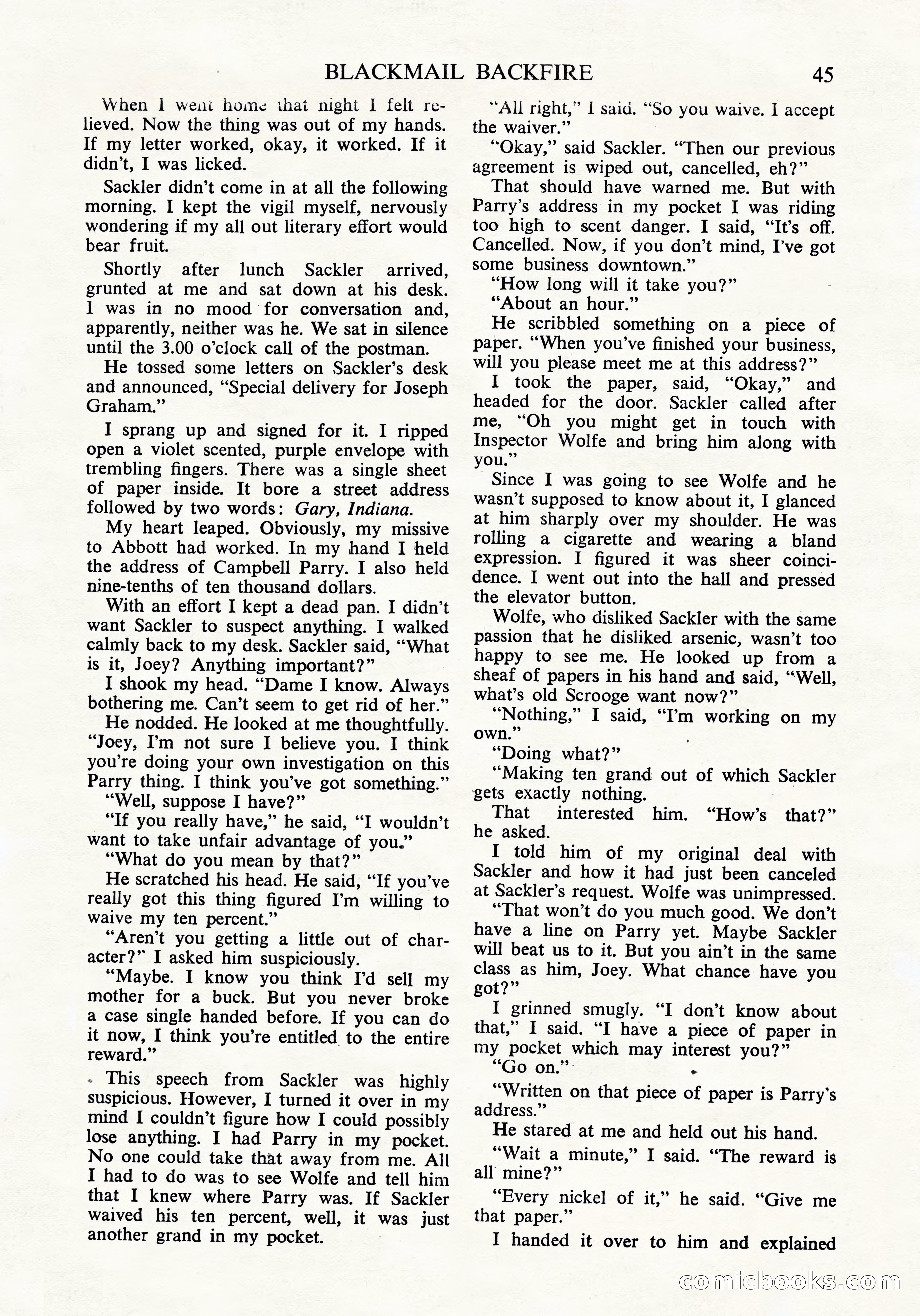 Black Mask (UK Edition), April 1950 — page 47 of 68