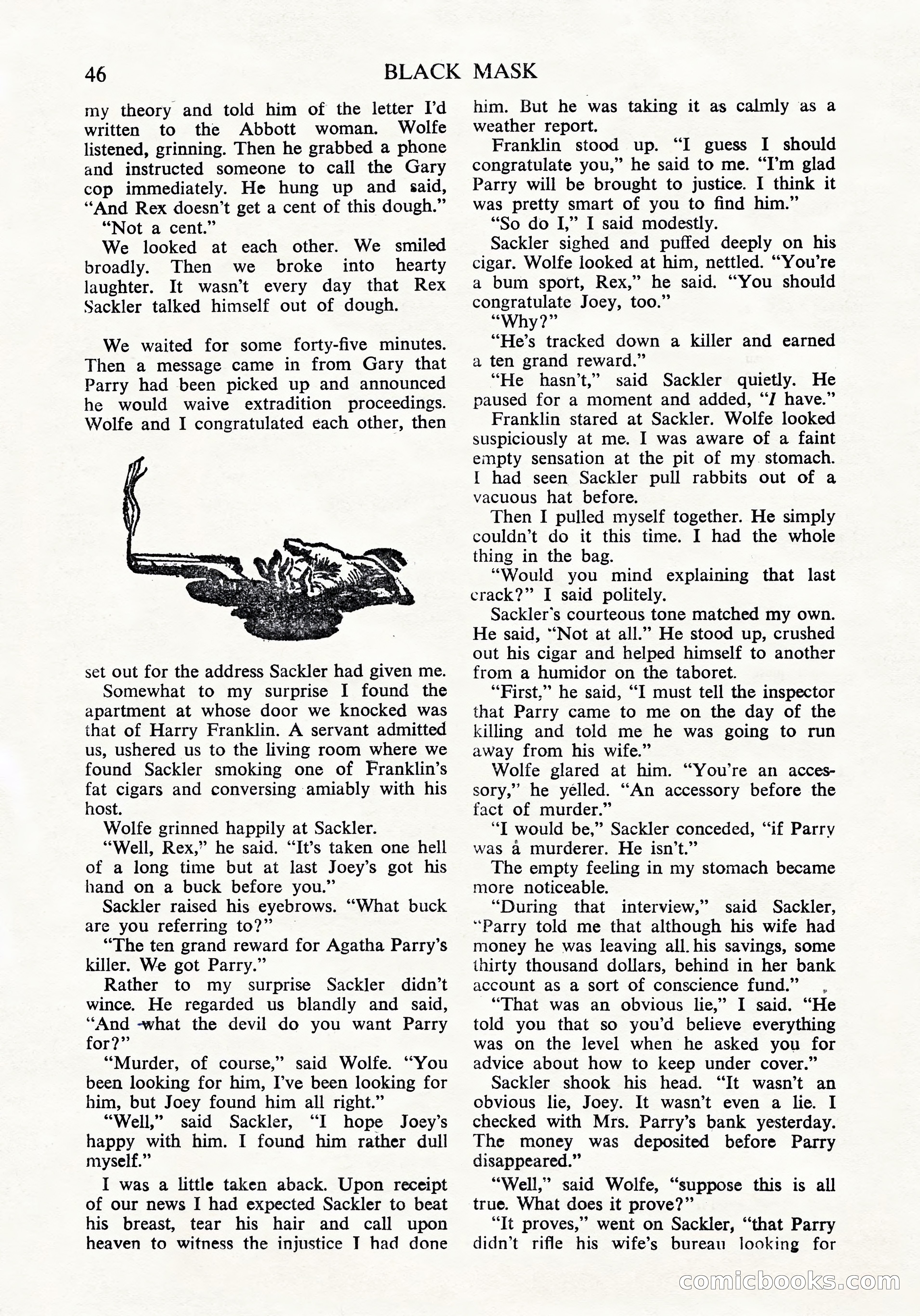 Black Mask (UK Edition), April 1950 — page 48 of 68