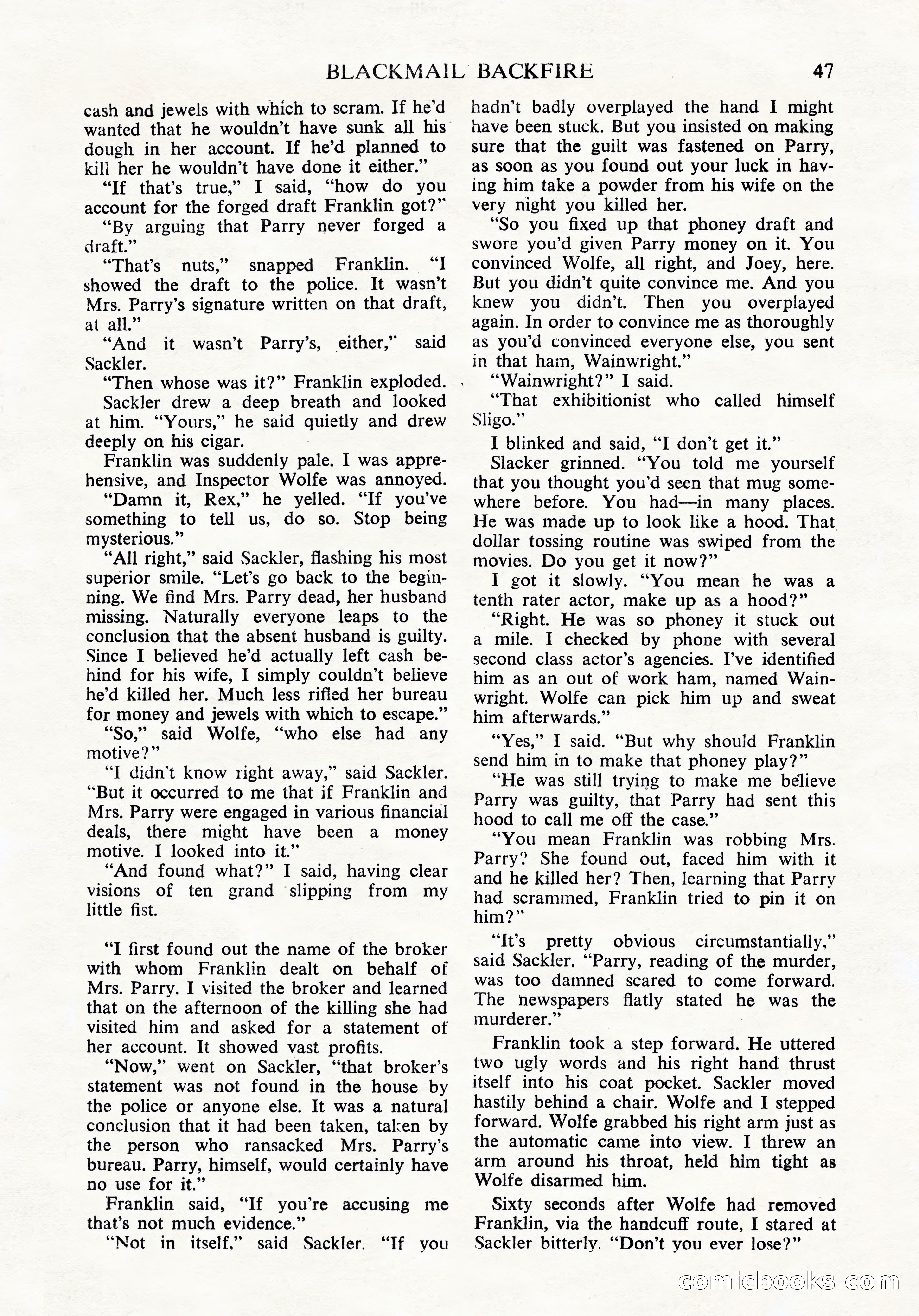 Black Mask (UK Edition), April 1950 — page 49 of 68