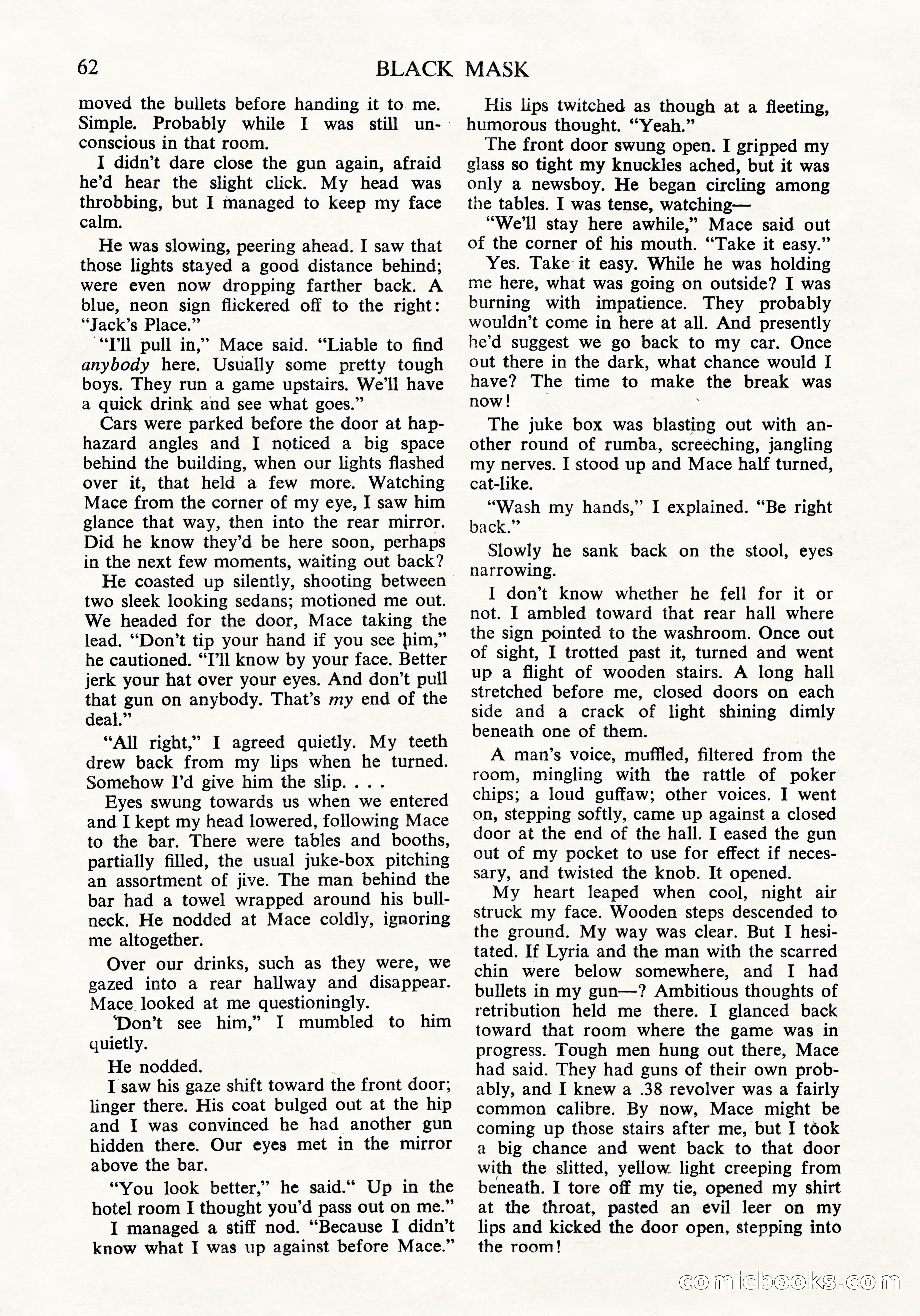 Black Mask (UK Edition), April 1950 — page 64 of 68