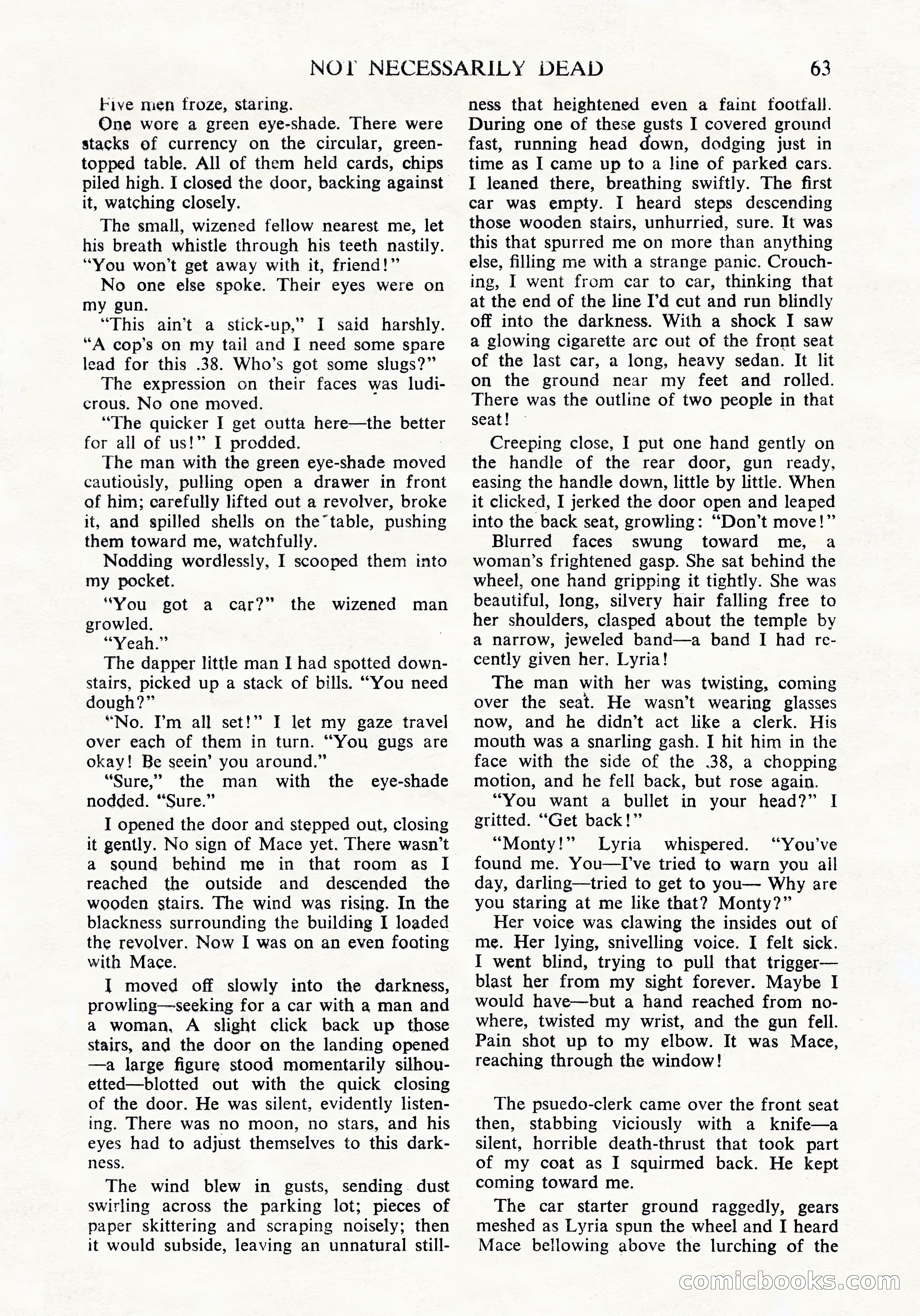 Black Mask (UK Edition), April 1950 — page 65 of 68