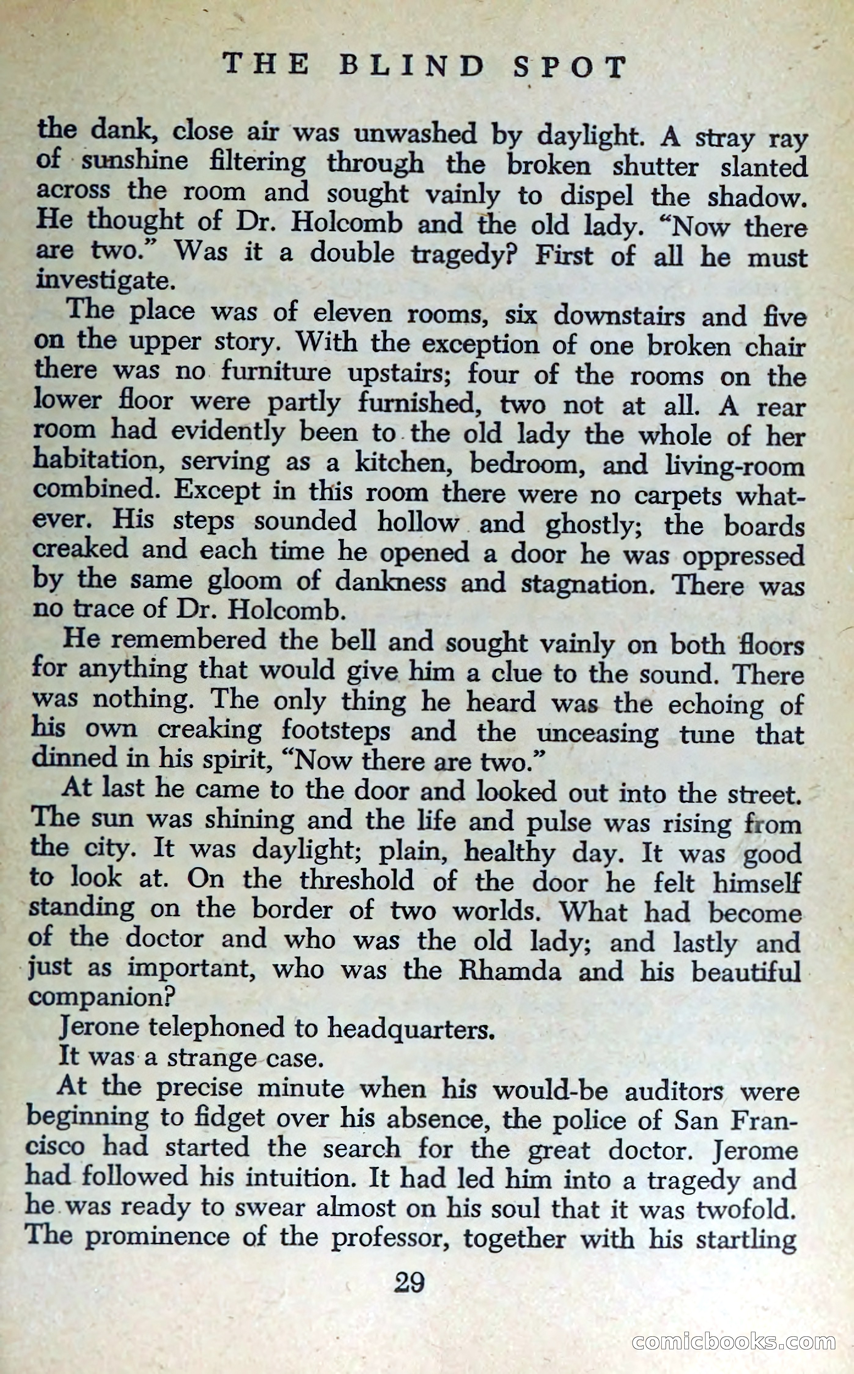 The Blind Spot — page 32 of 325