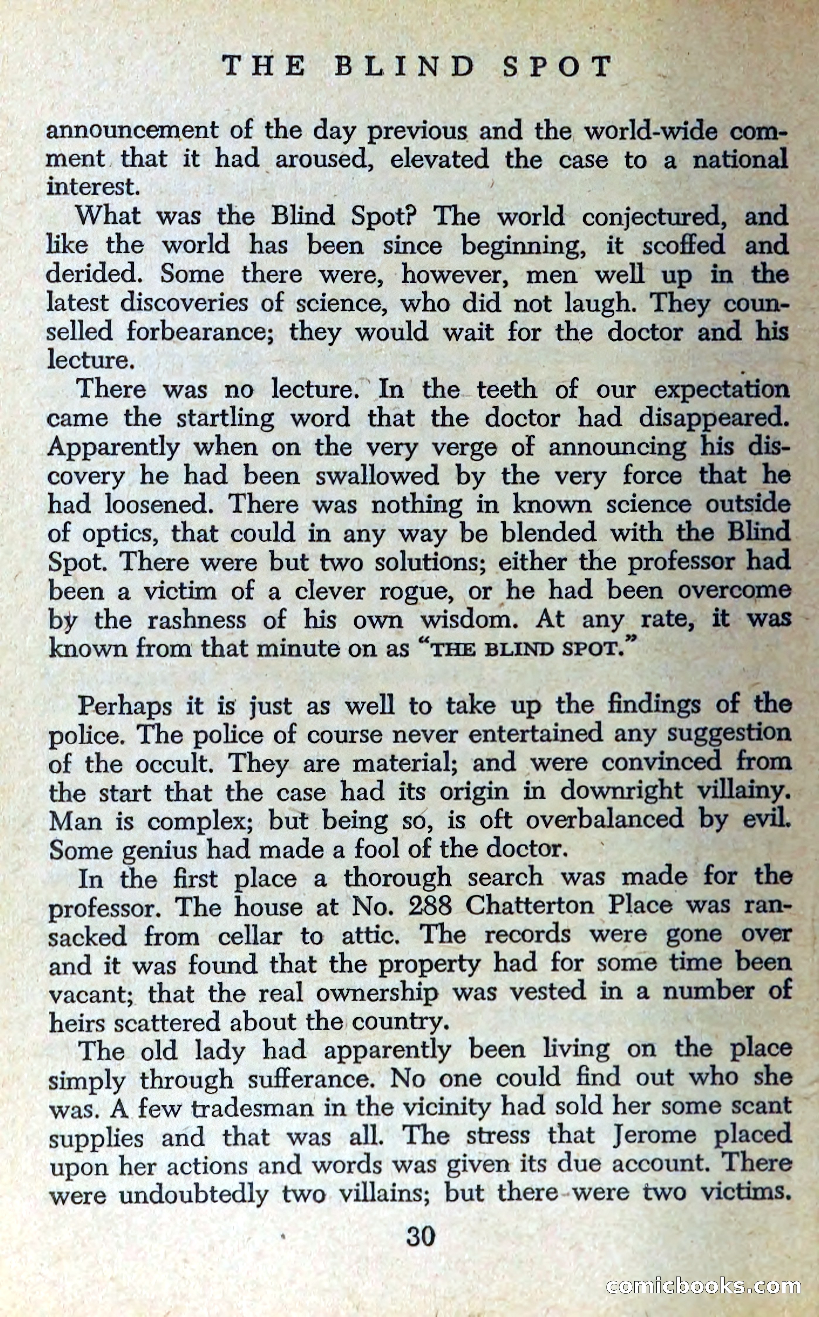 The Blind Spot — page 33 of 325
