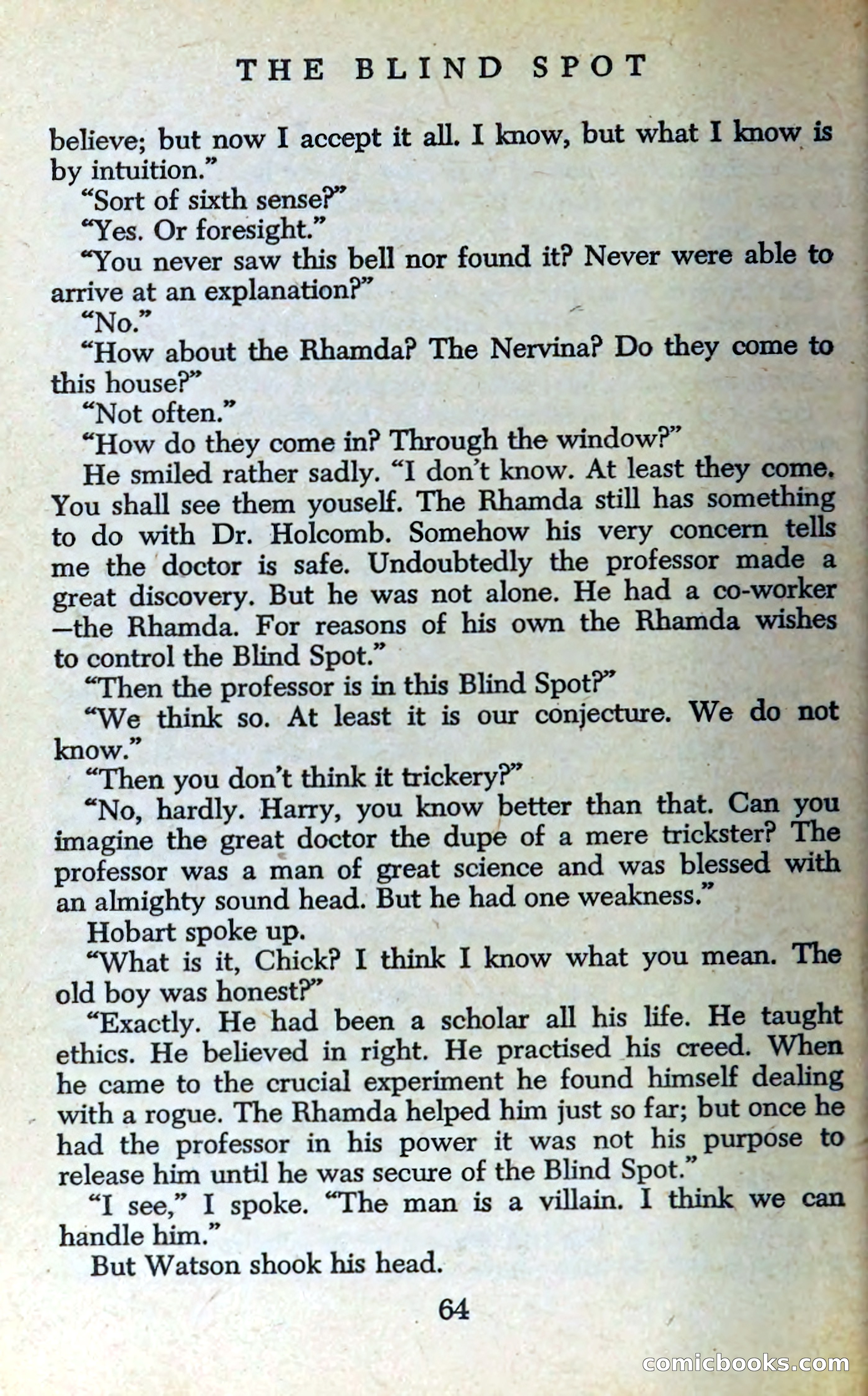 The Blind Spot — page 67 of 325