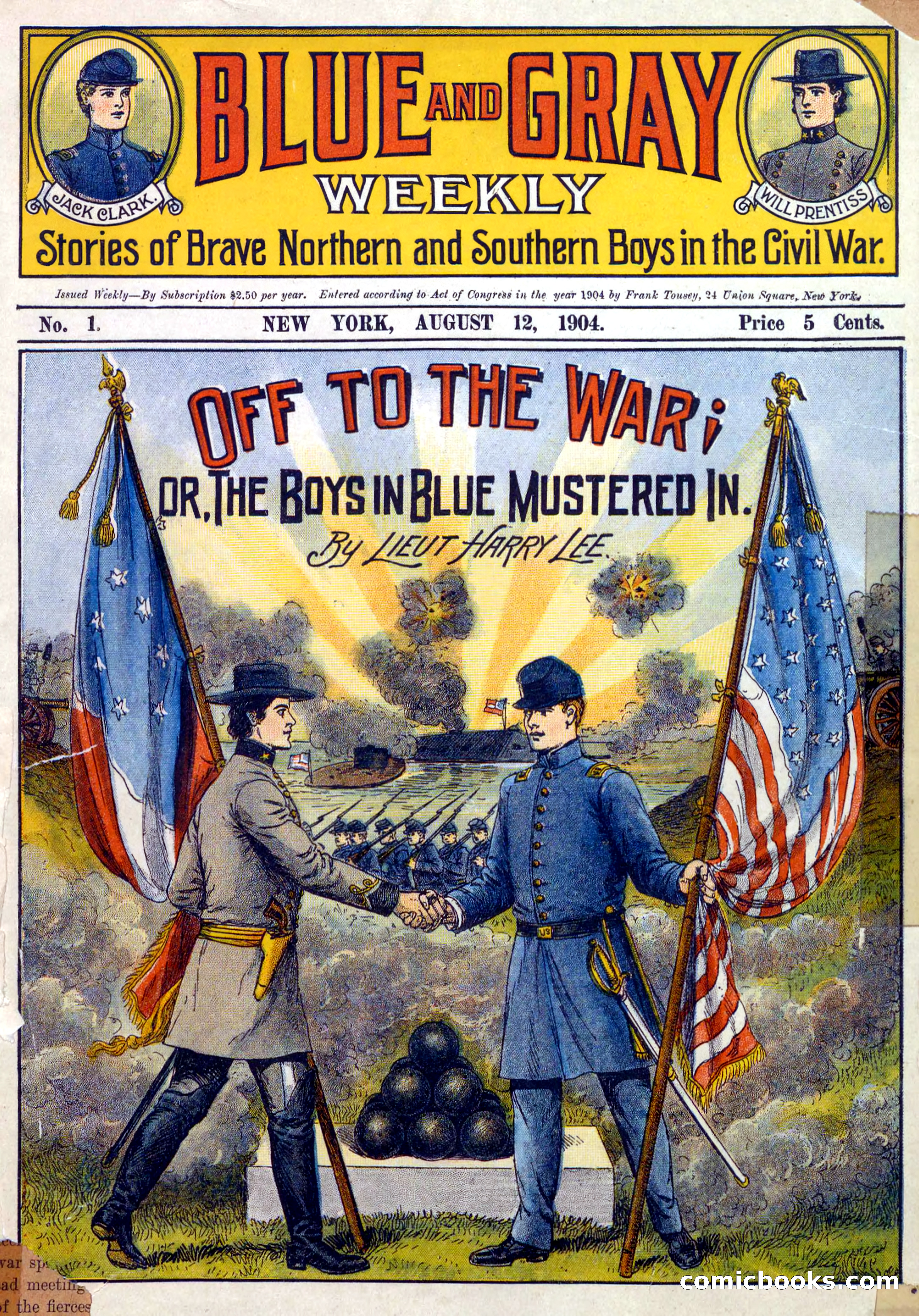 Blue and Gray Weekly, No. 1 — page 1 of 34