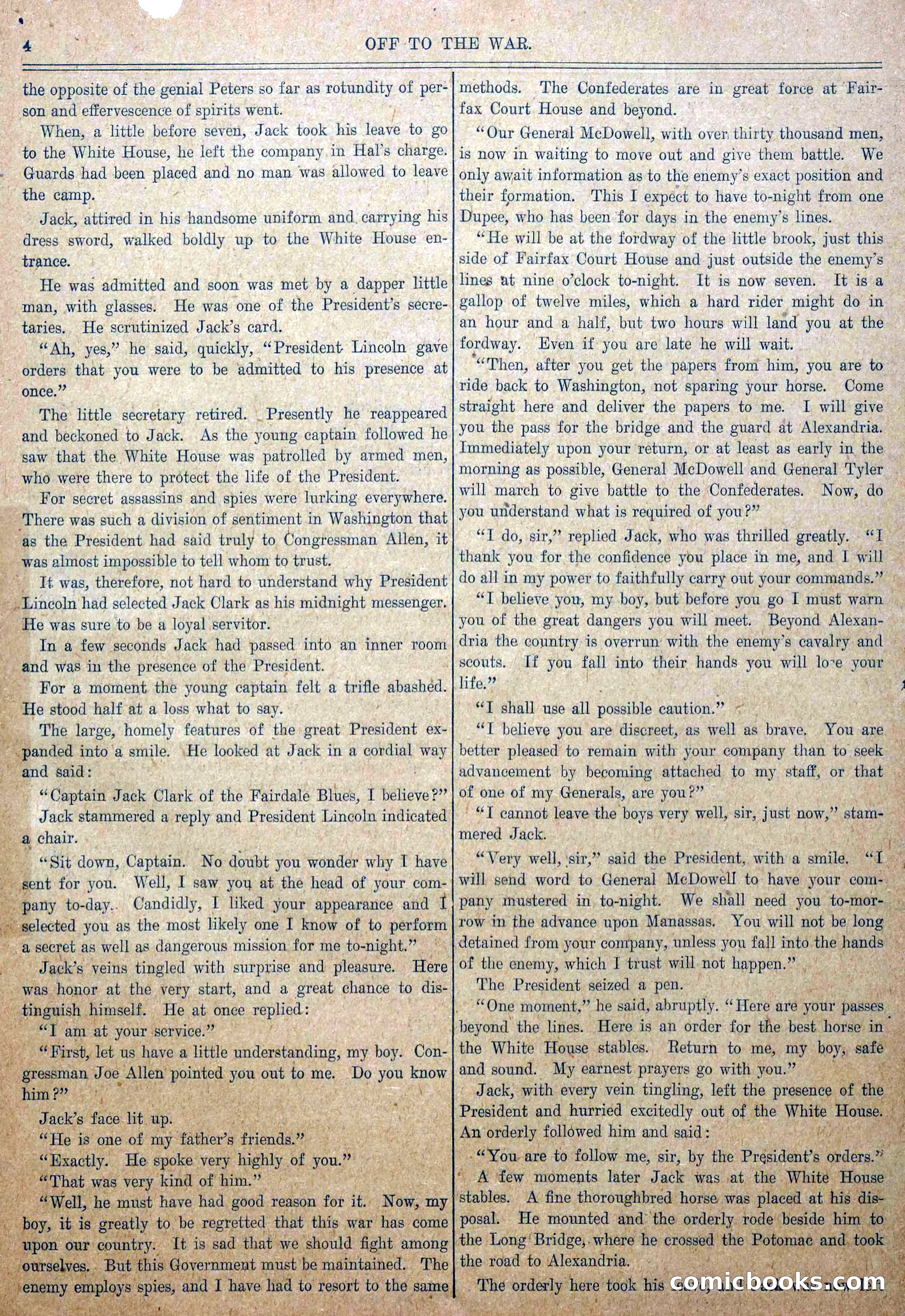 Blue and Gray Weekly, No. 1 — page 6 of 34