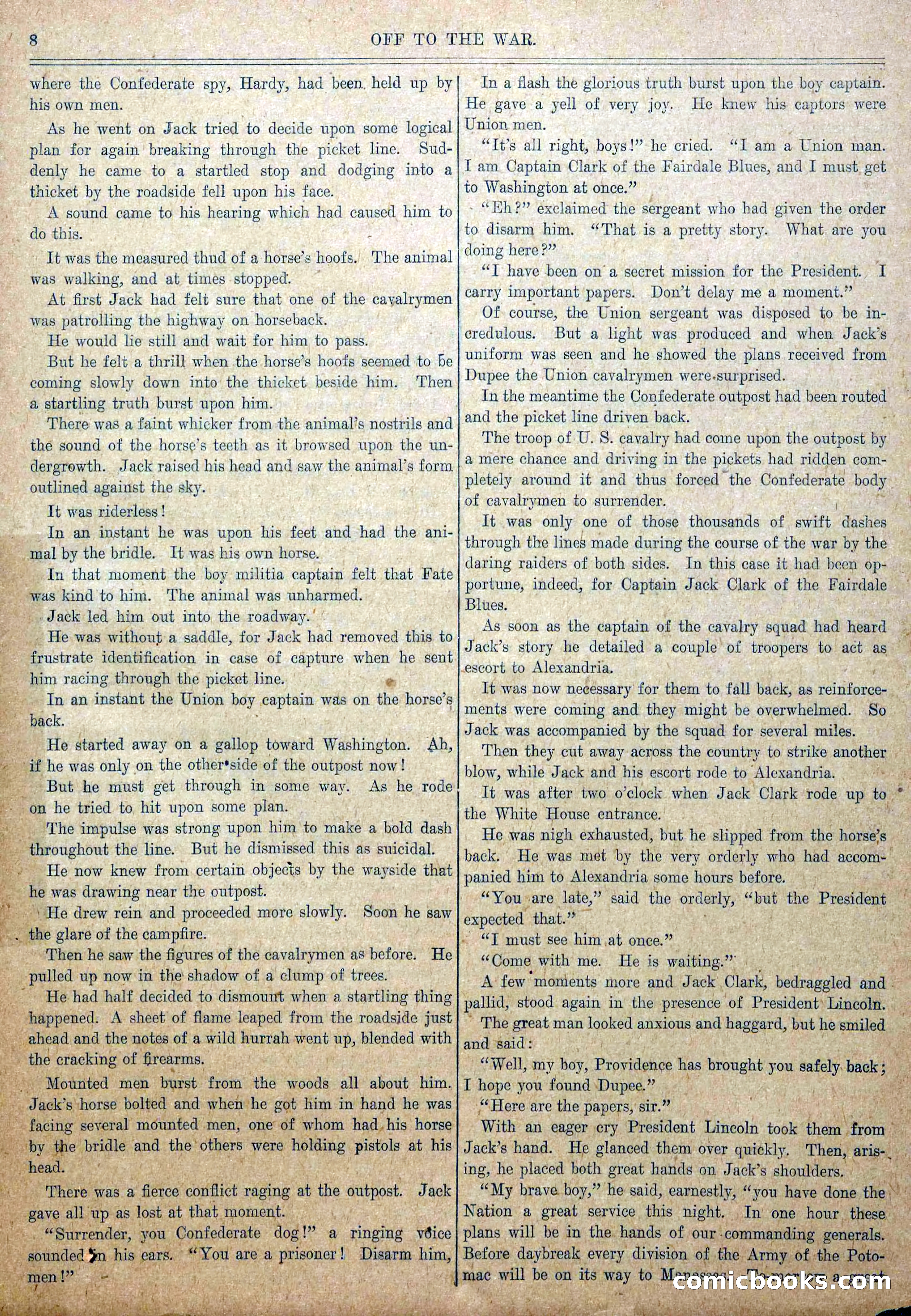 Blue and Gray Weekly, No. 1 — page 10 of 34