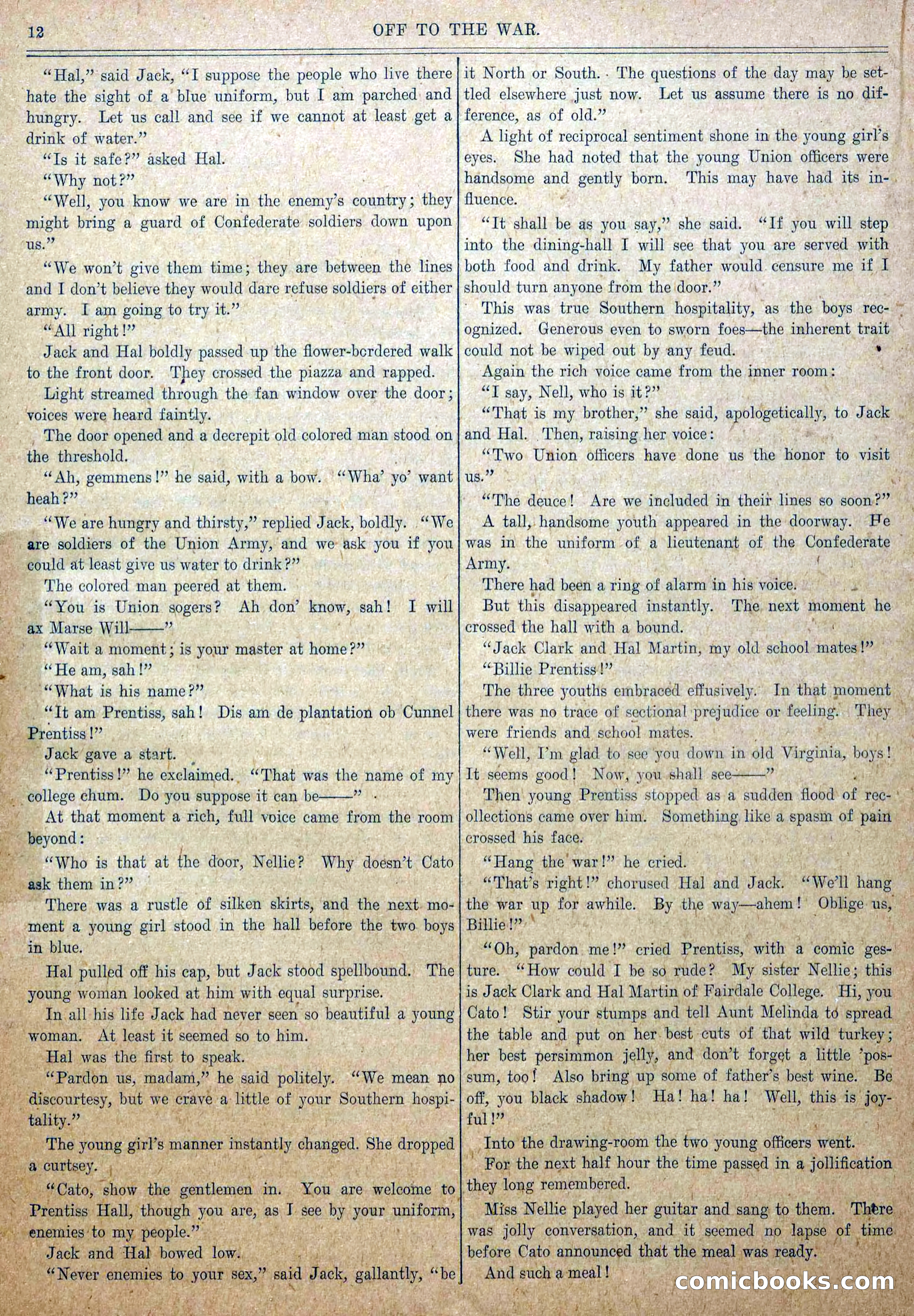 Blue and Gray Weekly, No. 1 — page 14 of 34